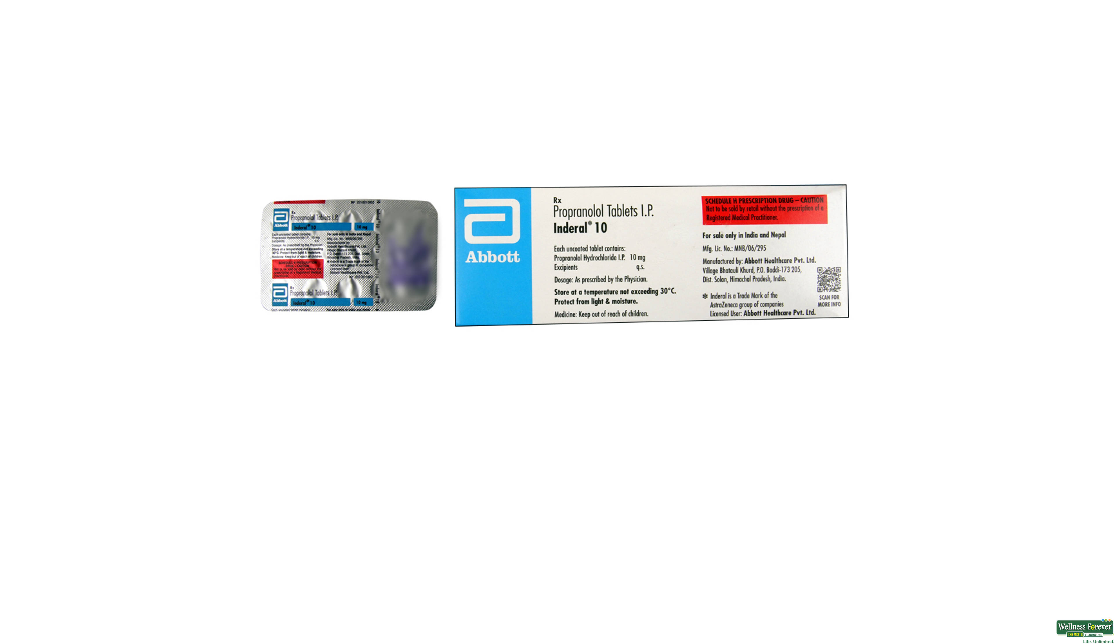 INDERAL 10MG 15TAB- 2, 15TAB, 