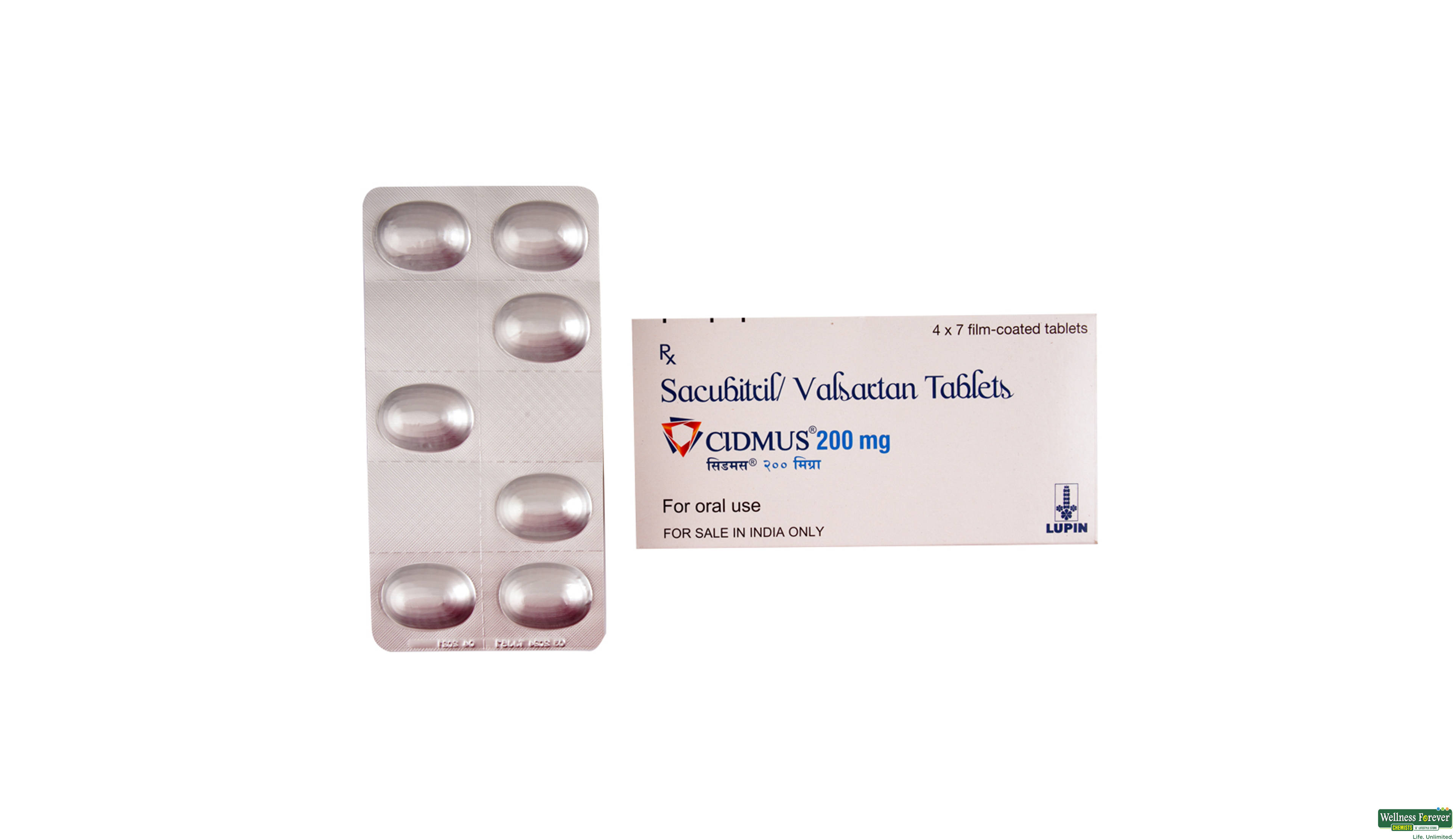 CIDMUS 200MG 7TAB- 1, 7TAB, 
