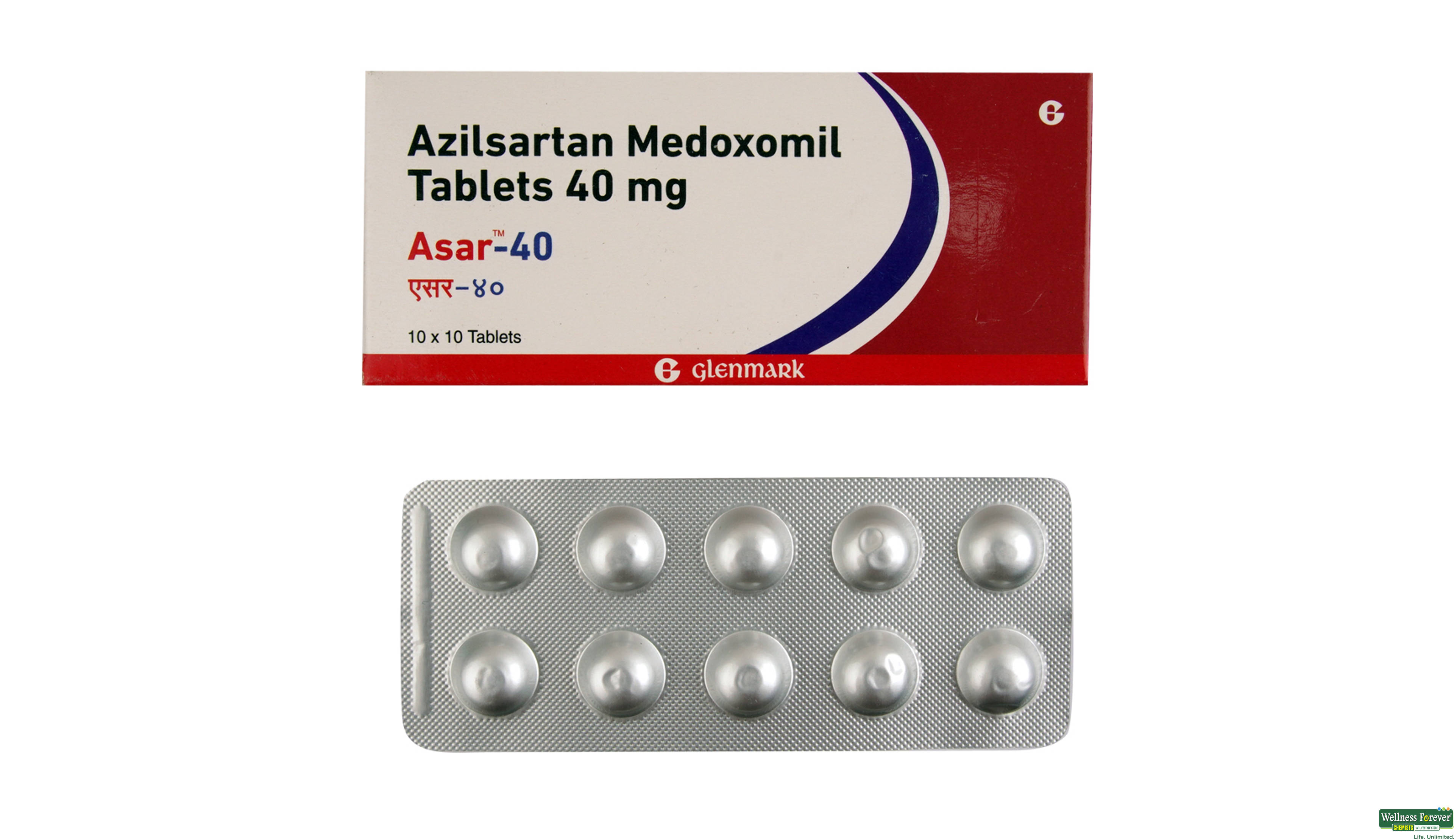 ASAR 40MG 10TAB- 1, 10TAB, 