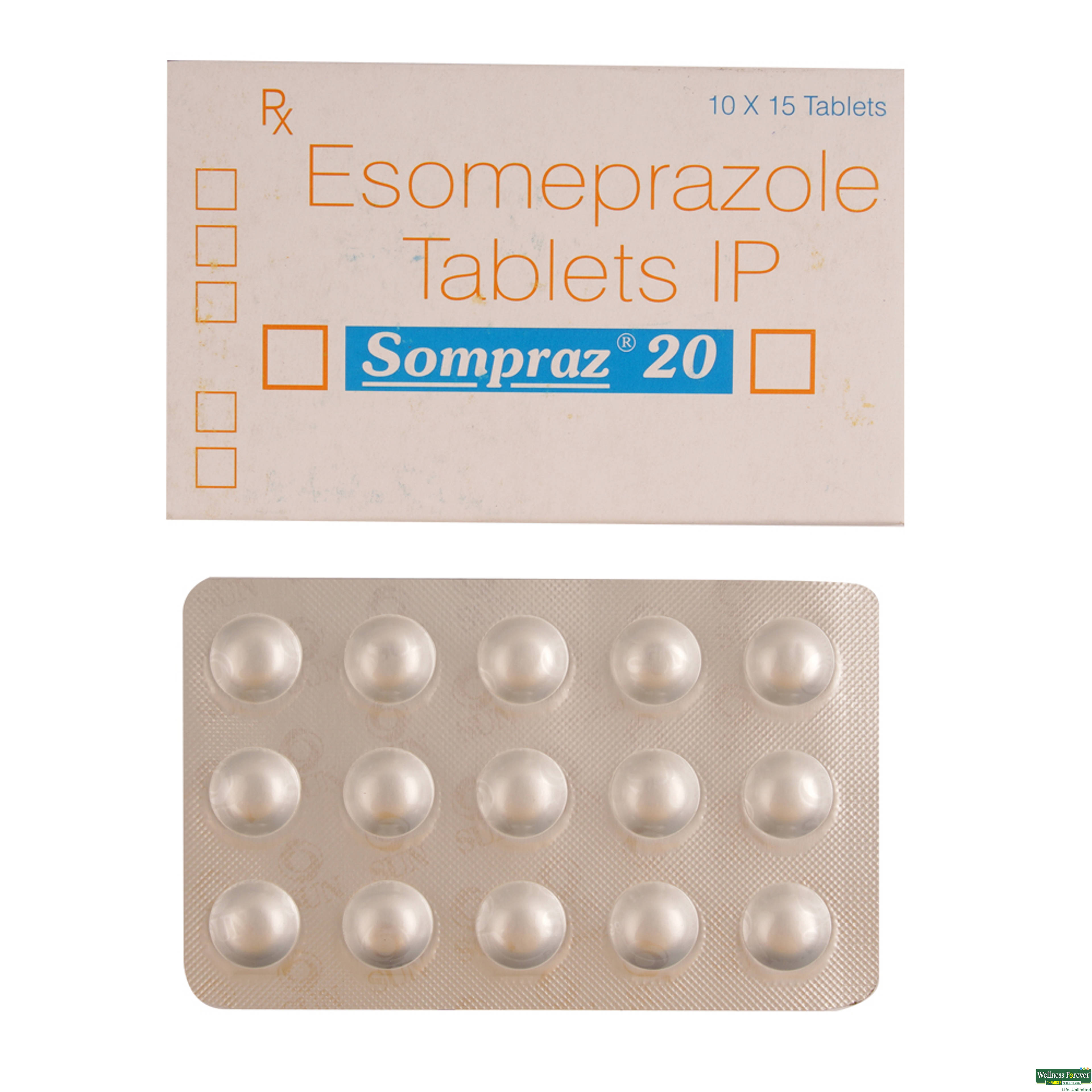 SOMPRAZ 20MG 15TAB-image