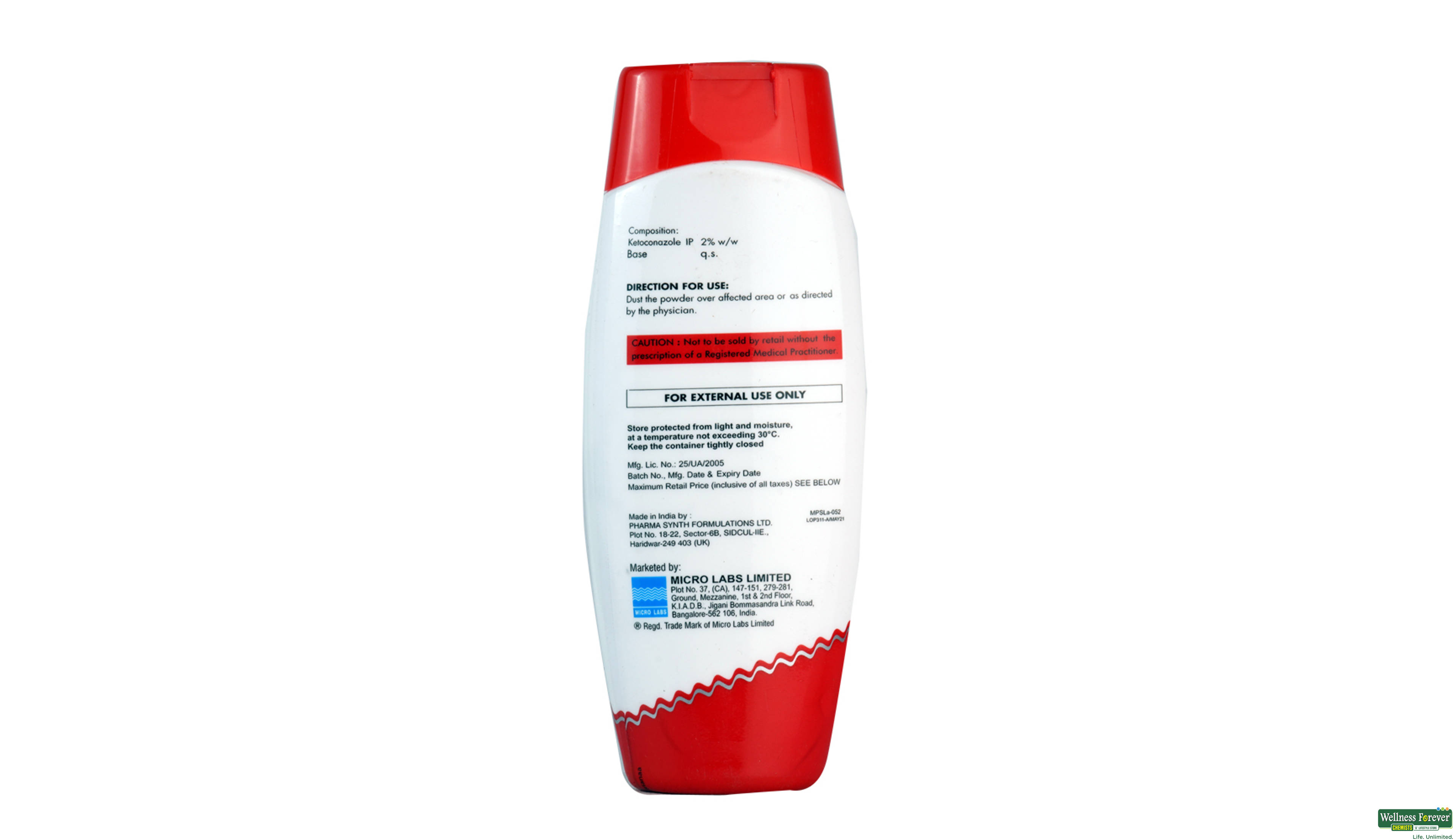 PHYTORAL DUSTING POW 100GM- 2, 100GM, 