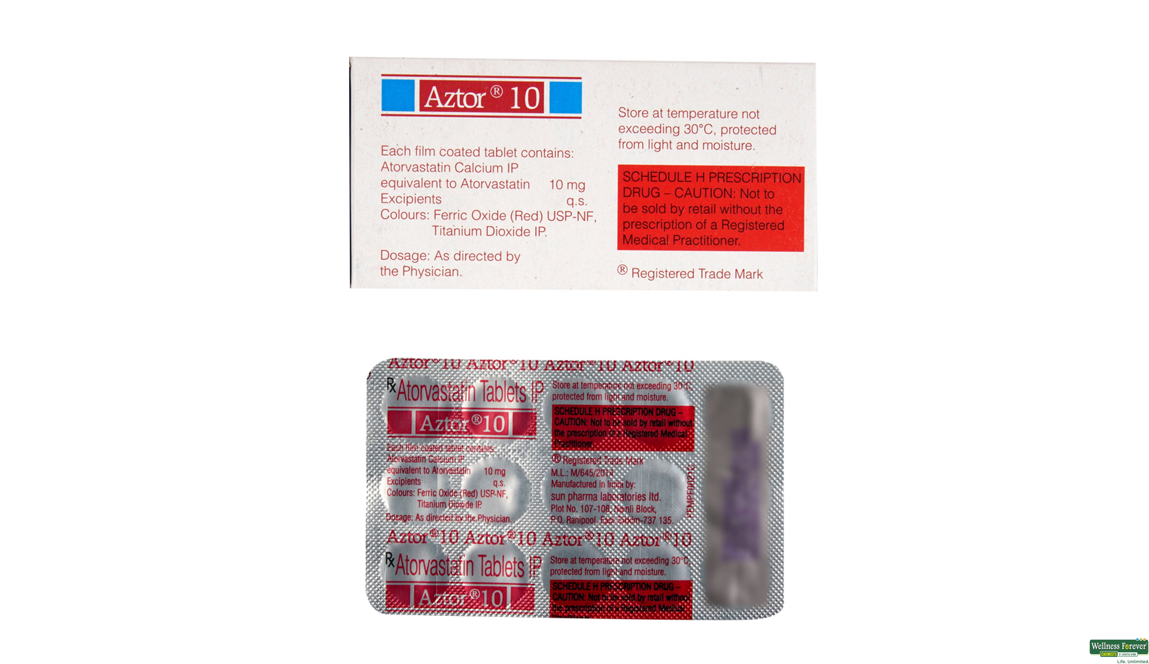 AZTOR 10MG 15TAB- 2, 15TAB, 