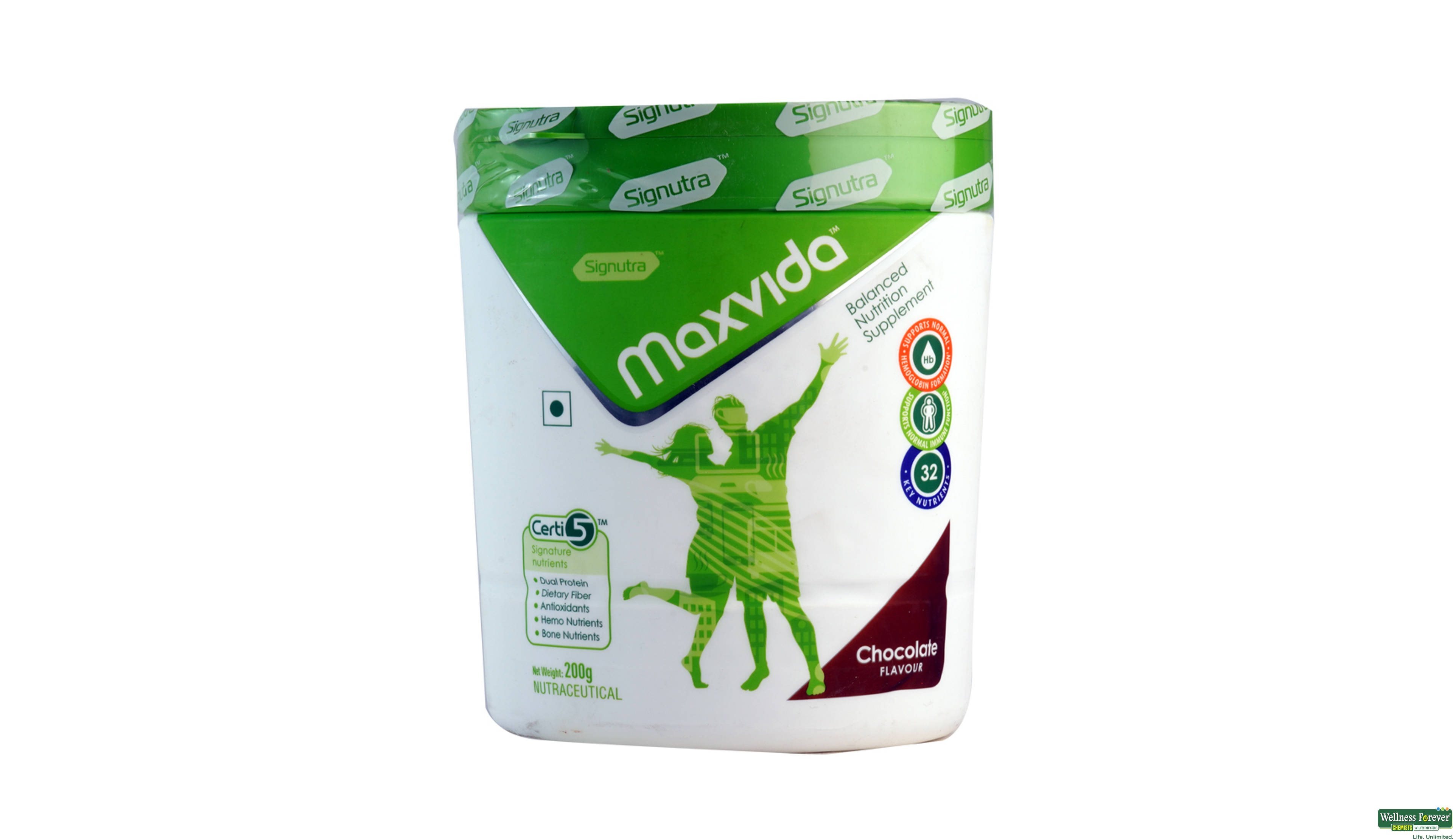 MAXVIDA CHOC POW 200GM- 1, 200GM, 