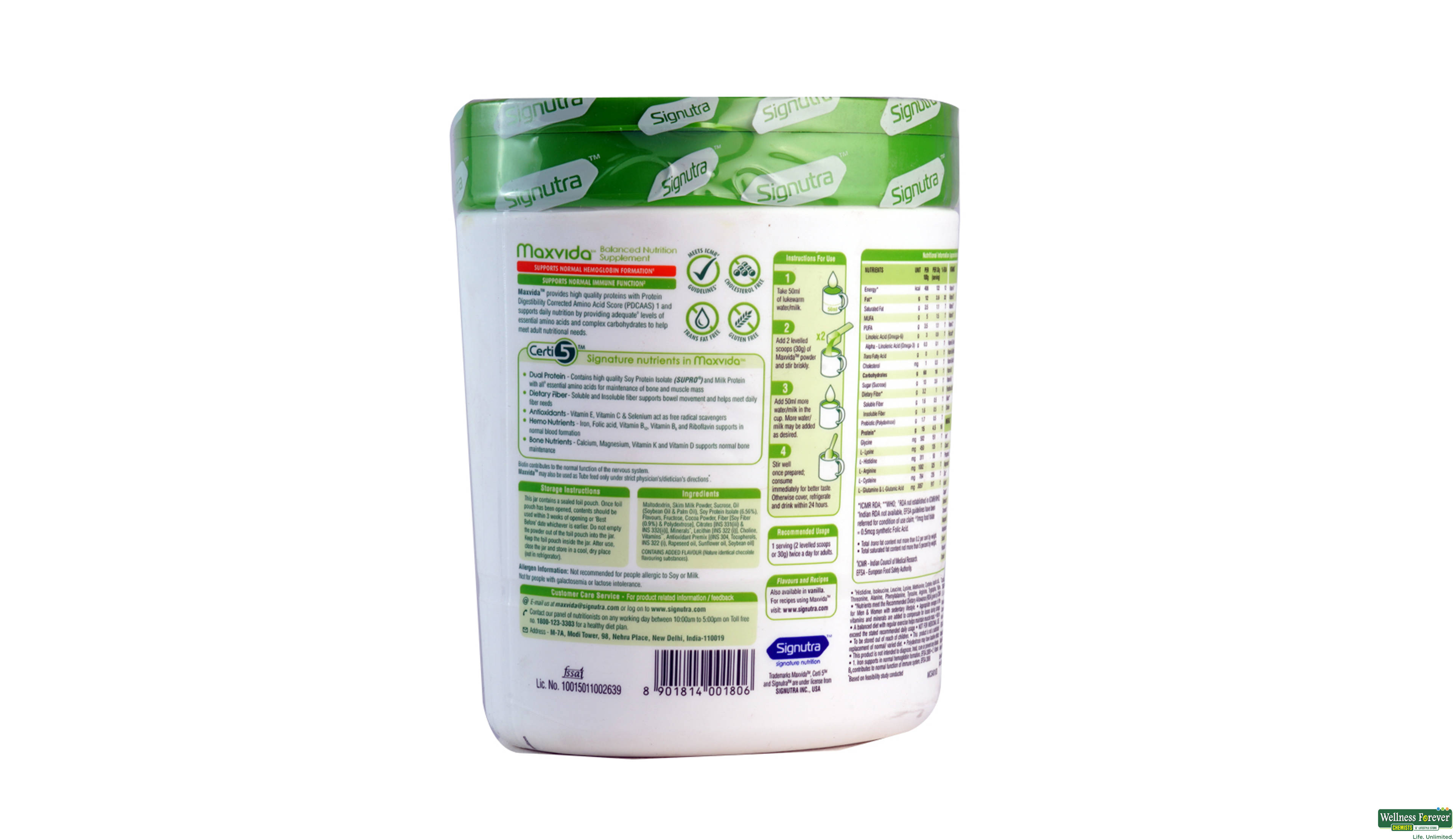 MAXVIDA CHOC POW 200GM- 2, 200GM, 