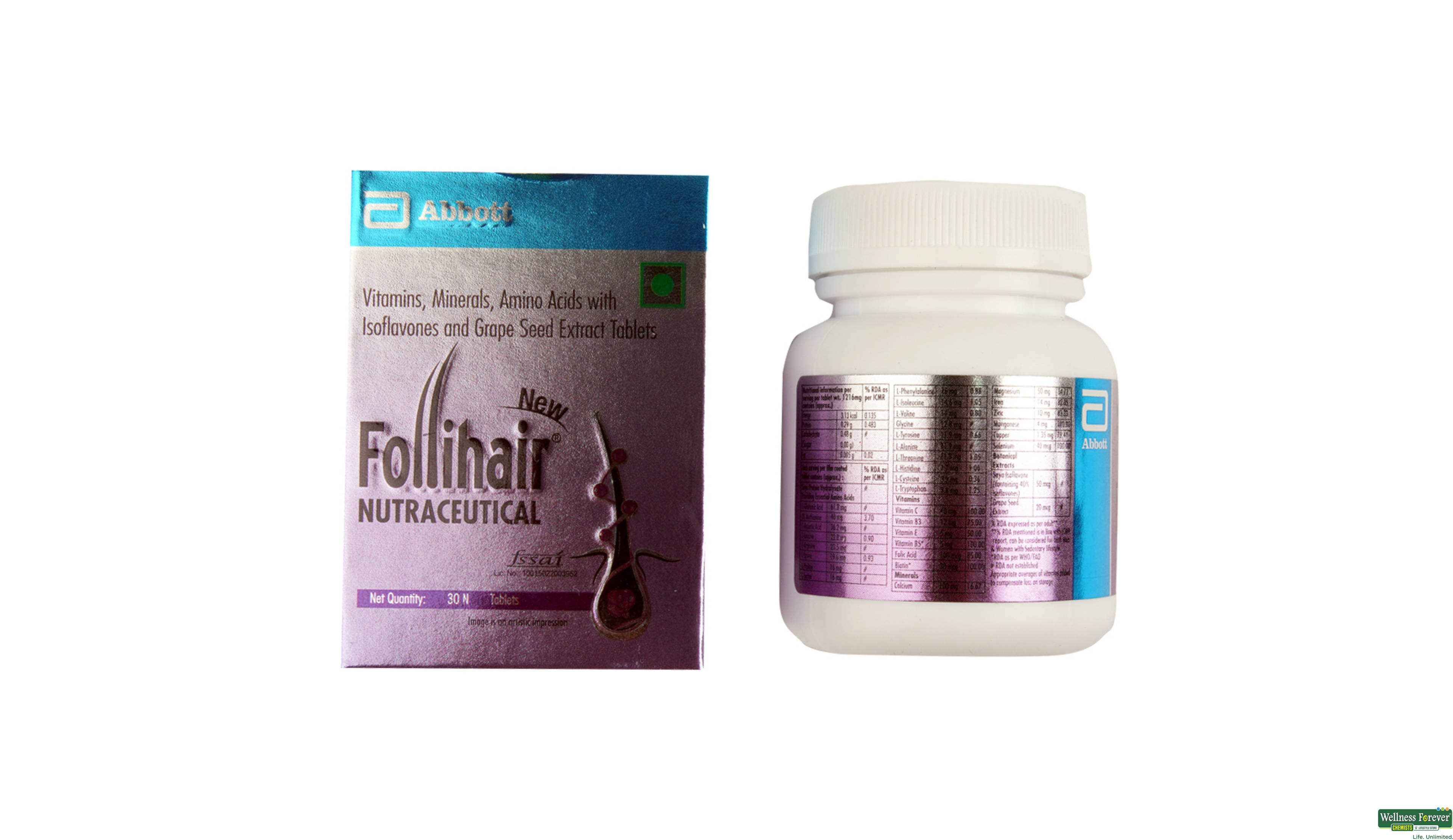 FOLLIHAIR NEW 30TAB- 1, 30TAB, 