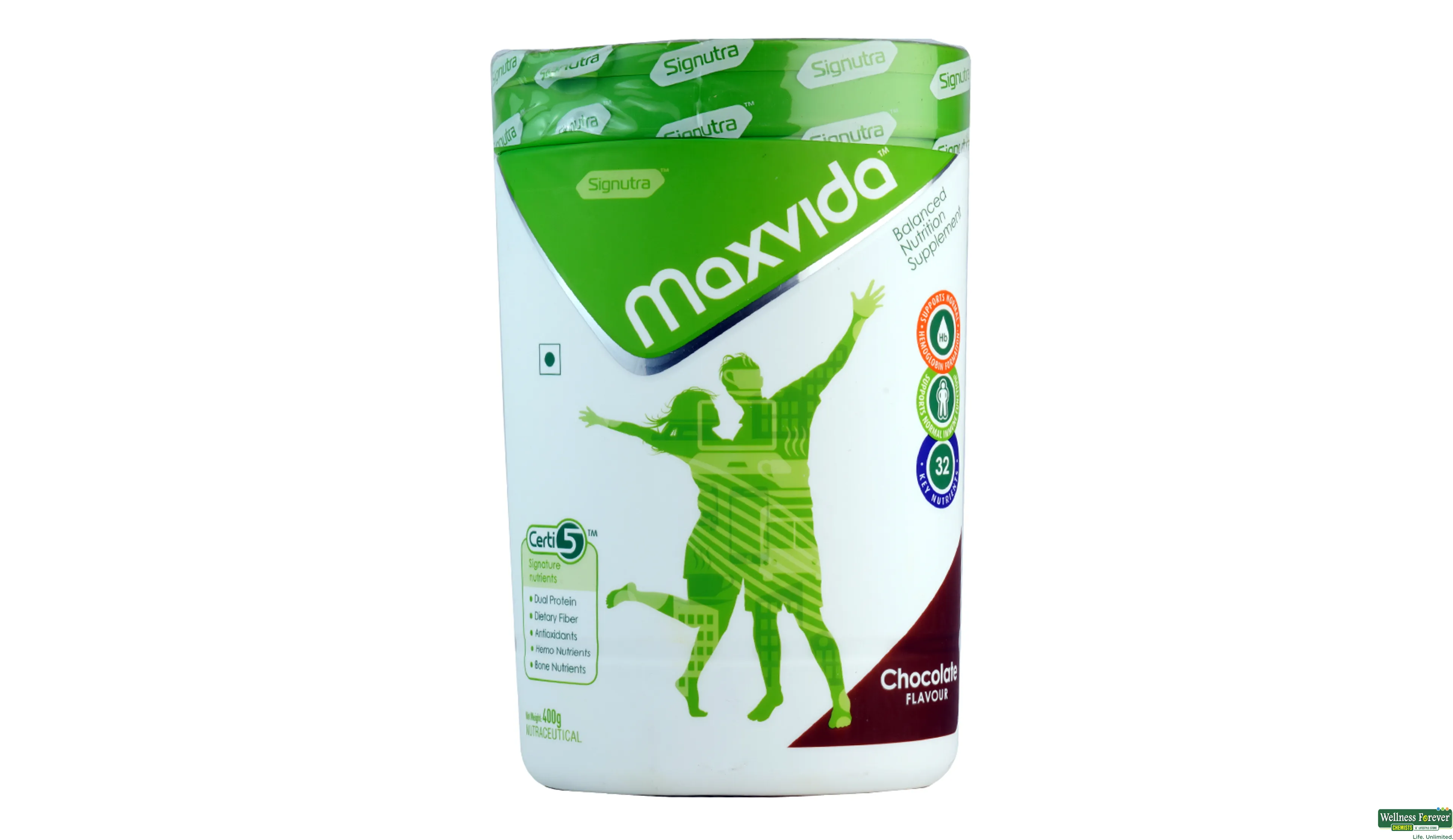 MAXVIDA CHOC POW 400GM- 1, 400GM, 