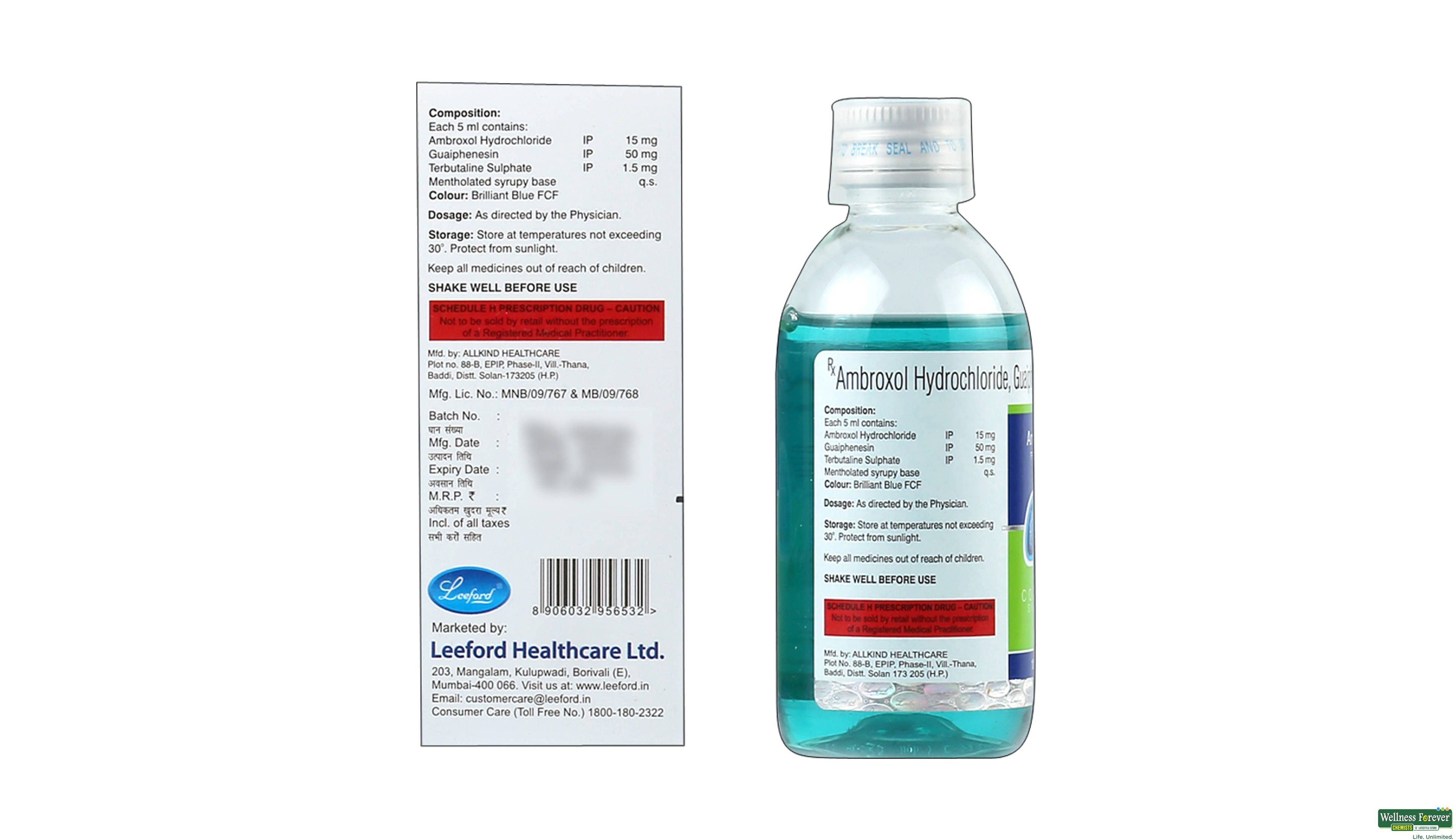 AMROX COUGH SYP 100ML- 2, 100ML, 