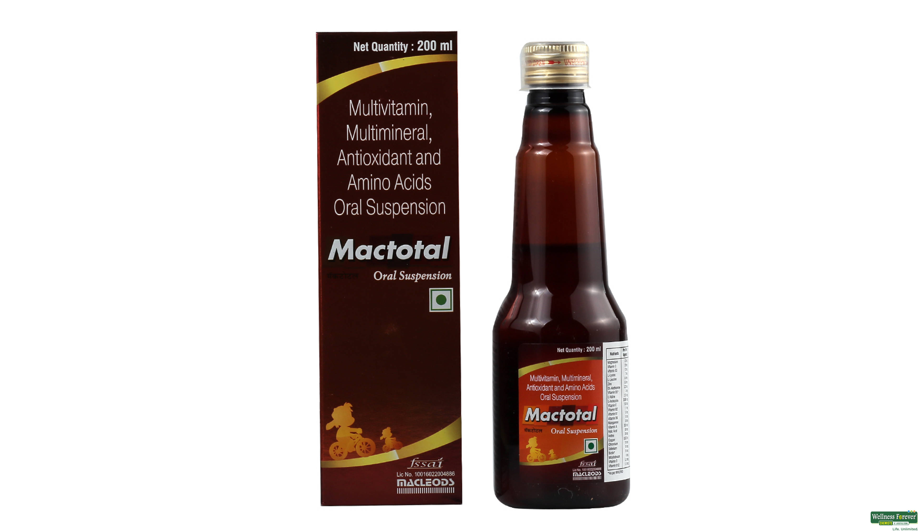 MACTOTAL SYP 200ML- 1, 200ML, 