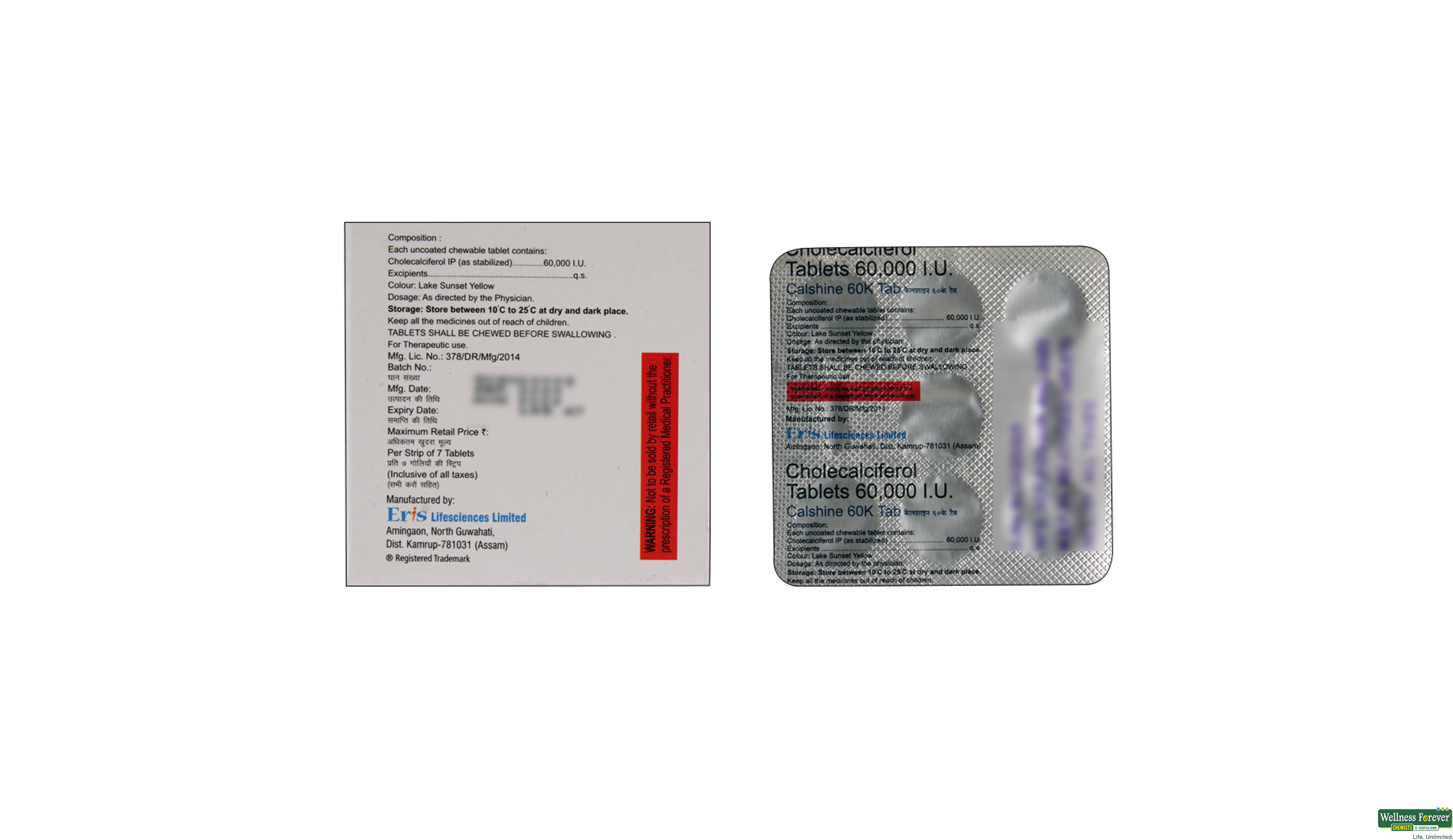 CALSHINE 60K ORANGE FLAVOUR 7TAB- 2, 7TAB, 