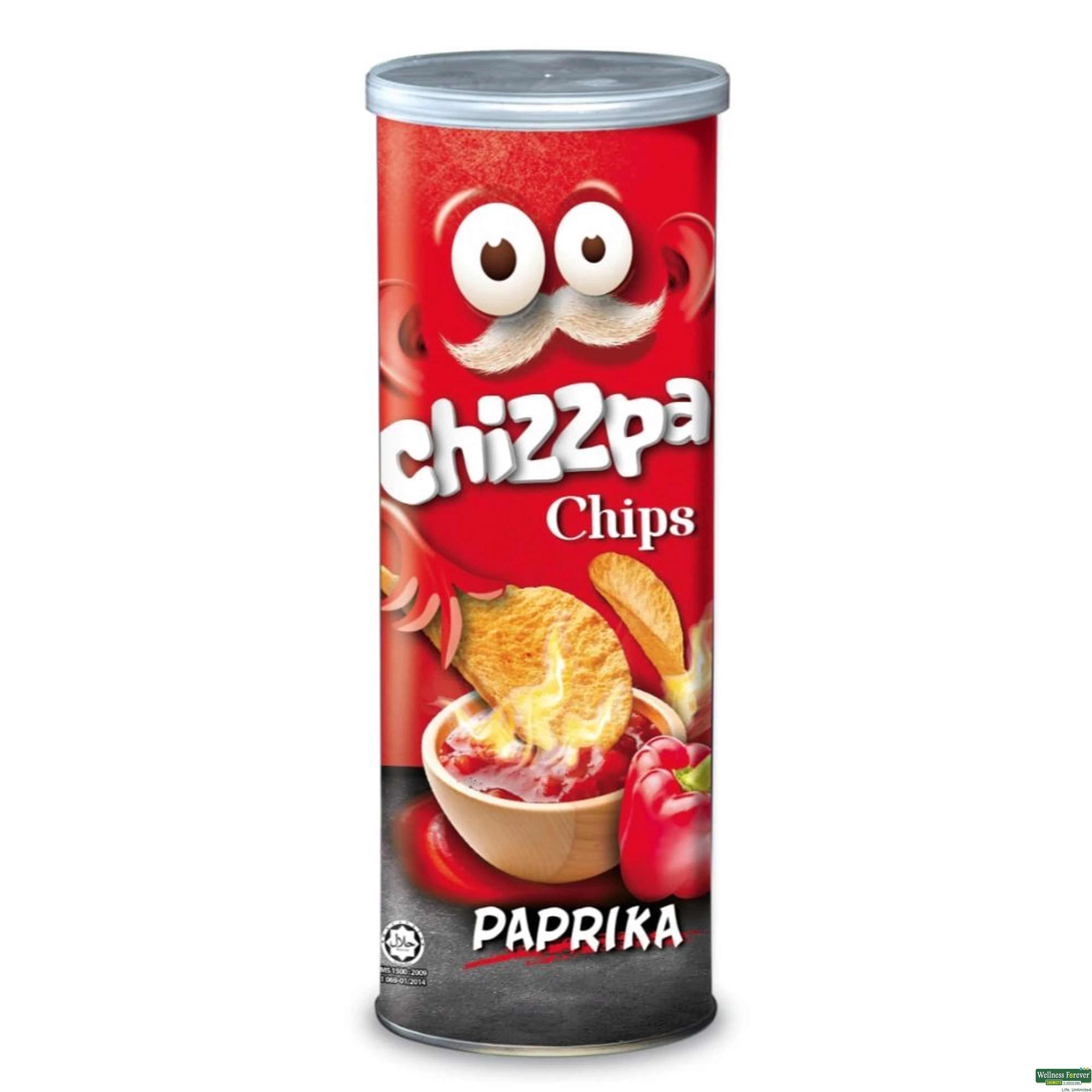 CHIZZPA POTATO CRISP PAPRIKA 160GM-image