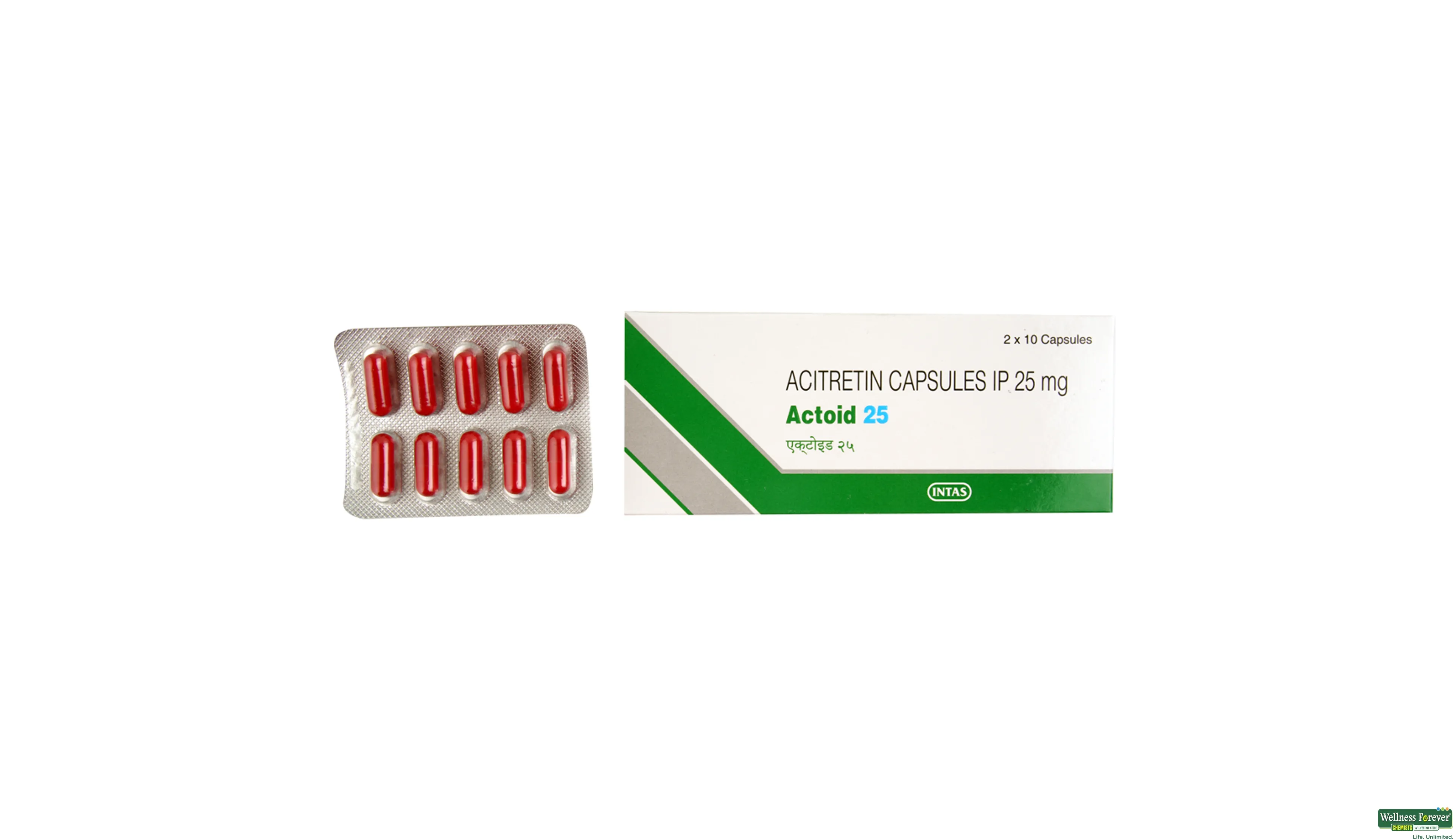 ACTOID 25MG 10CAP- 1, 10CAP, 