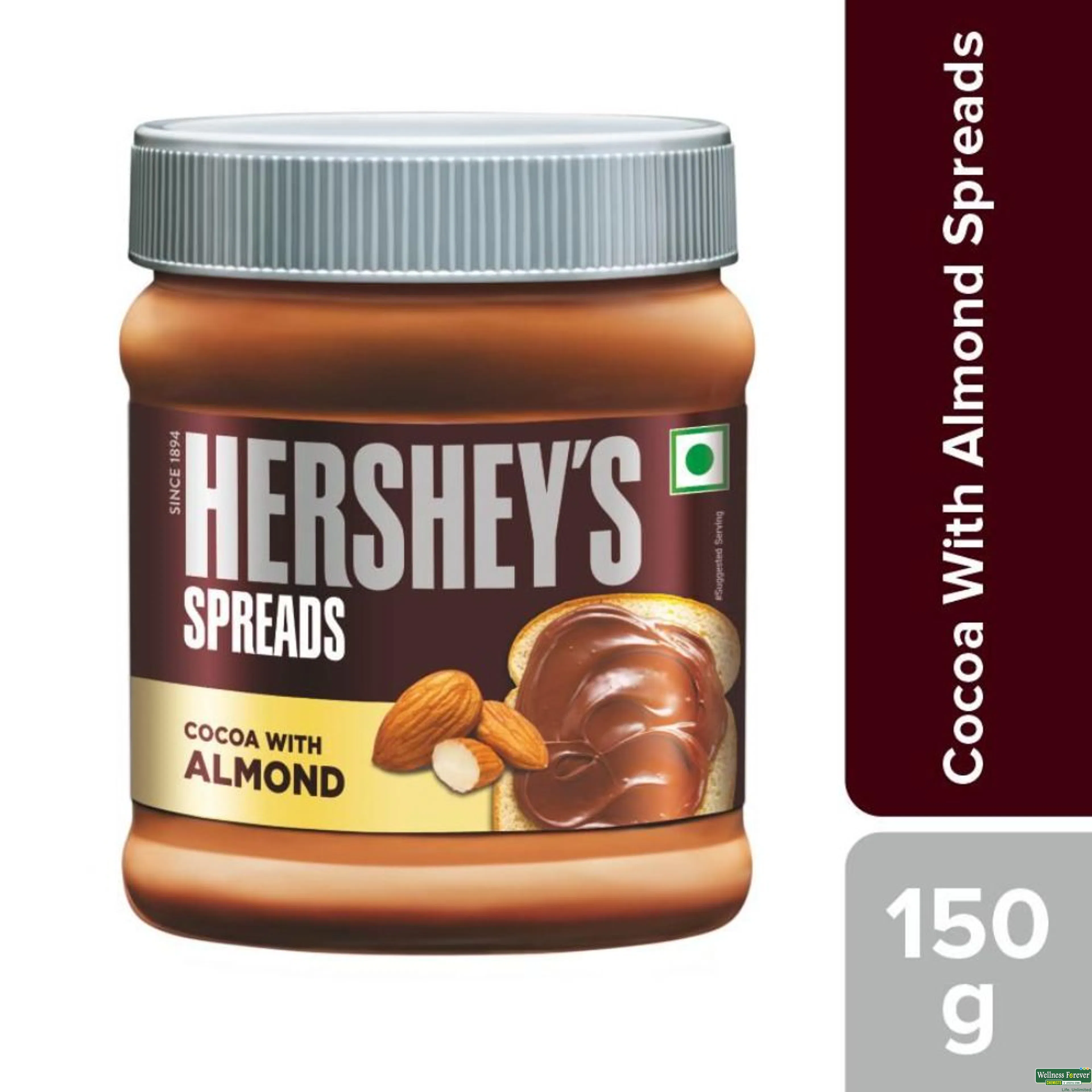 HERSHEYS SPREAD COCOA/ALMOND JAR 135GM-image