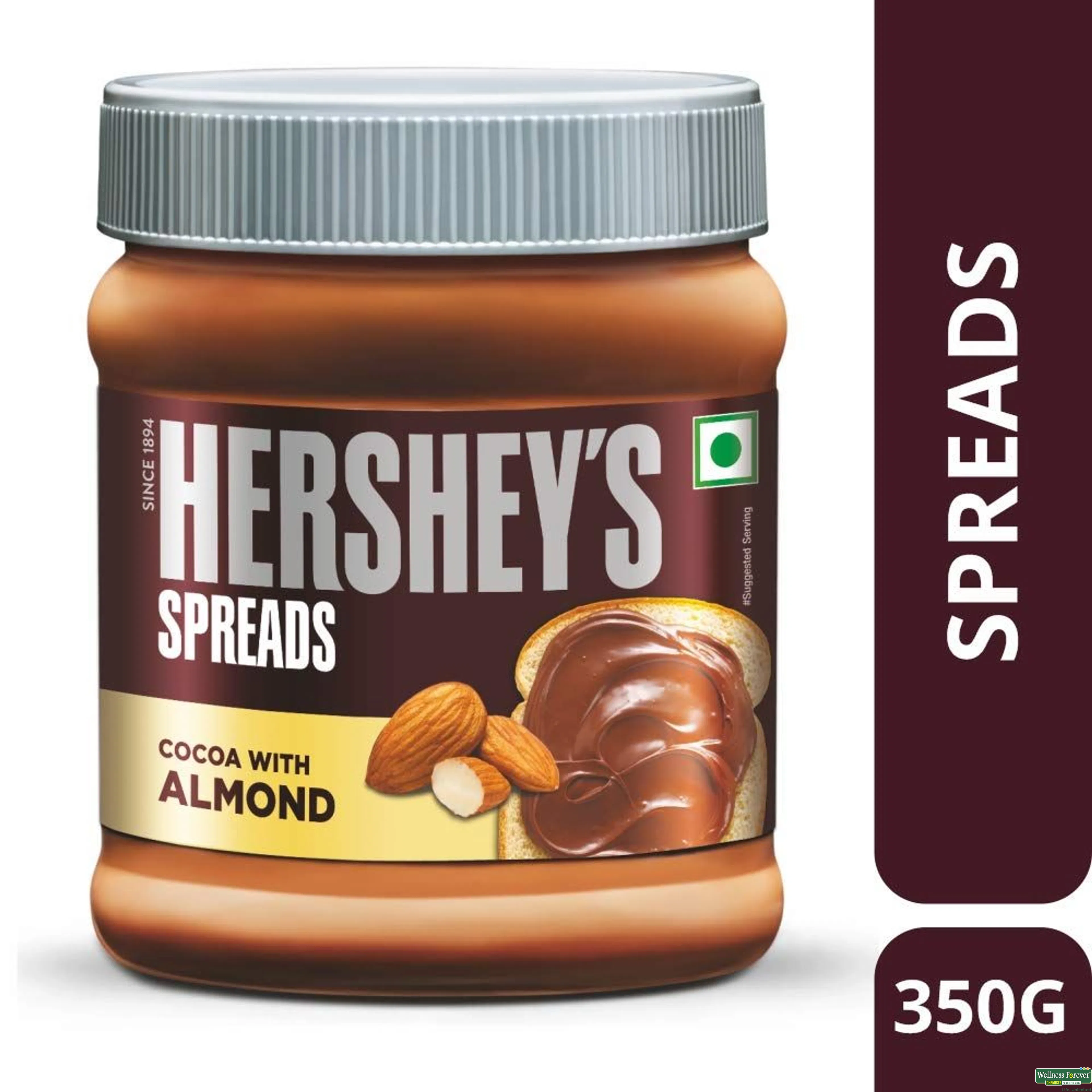 HERSHEYS SPREAD COCOA/ALMOND JAR 300GM-image