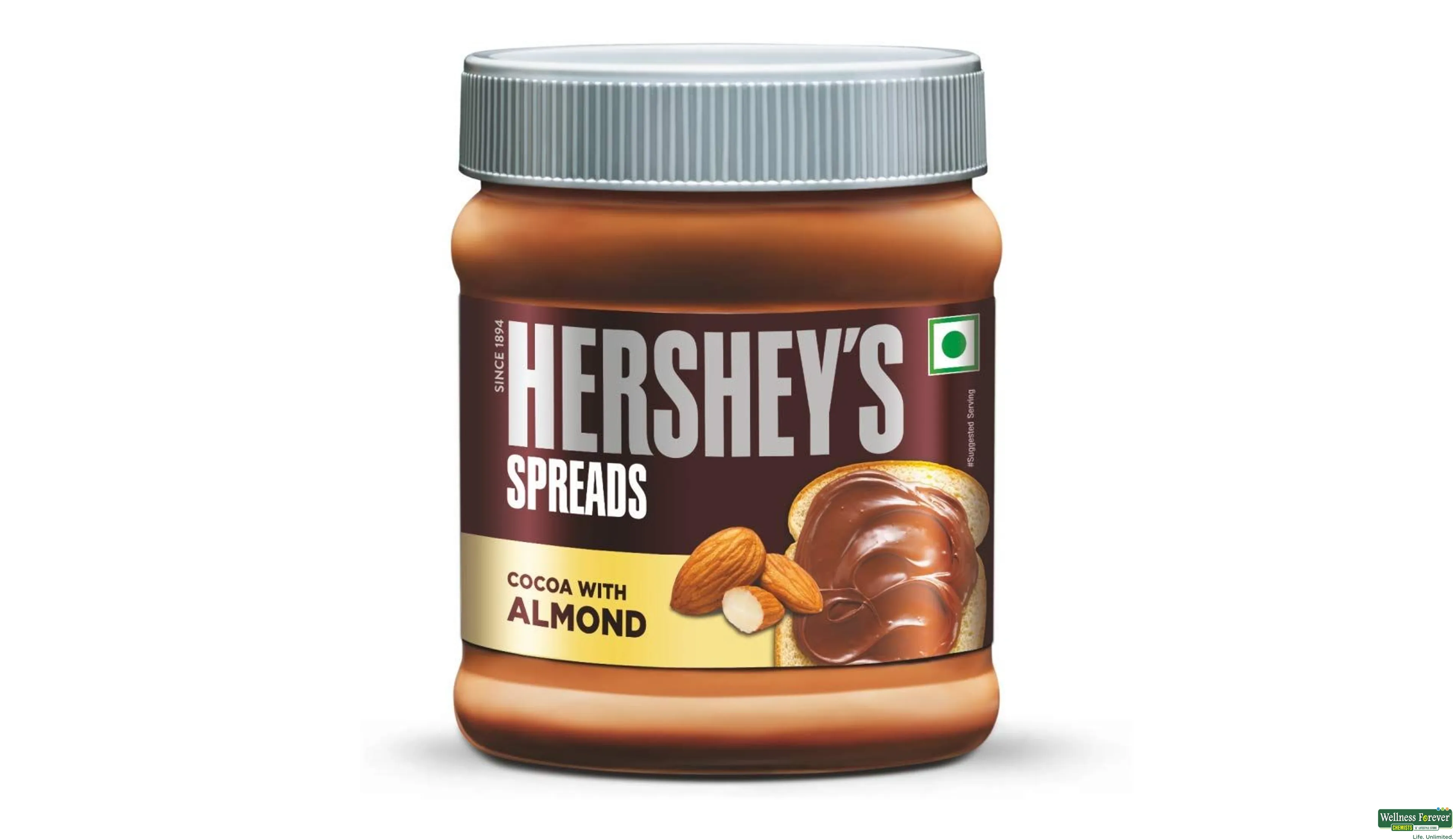 HERSHEYS SPREAD COCOA/ALMOND JAR 300GM- 2, 300GM, null