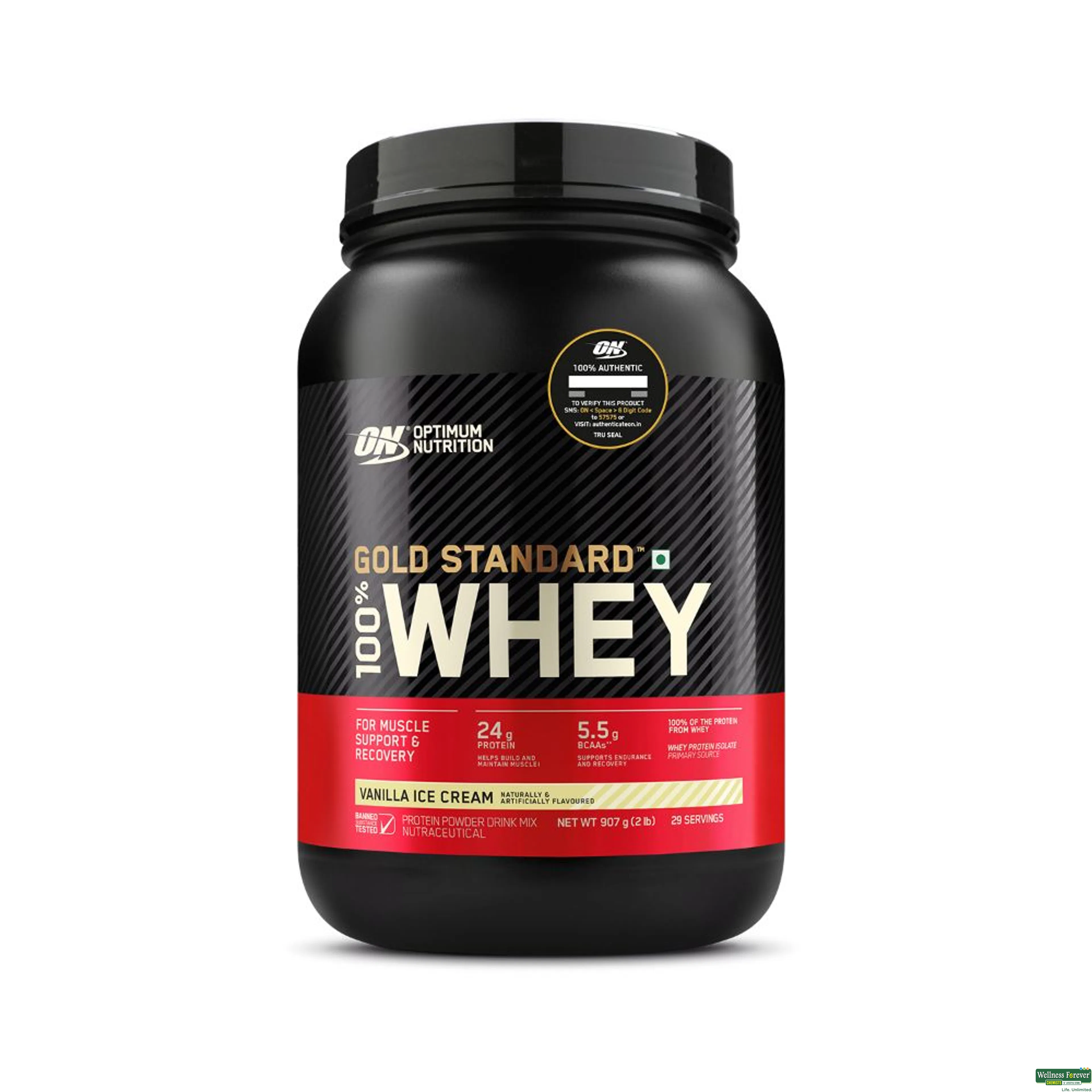 ON WHEY GOLD STAND 100% VAN ICE CRM 2LBS-image