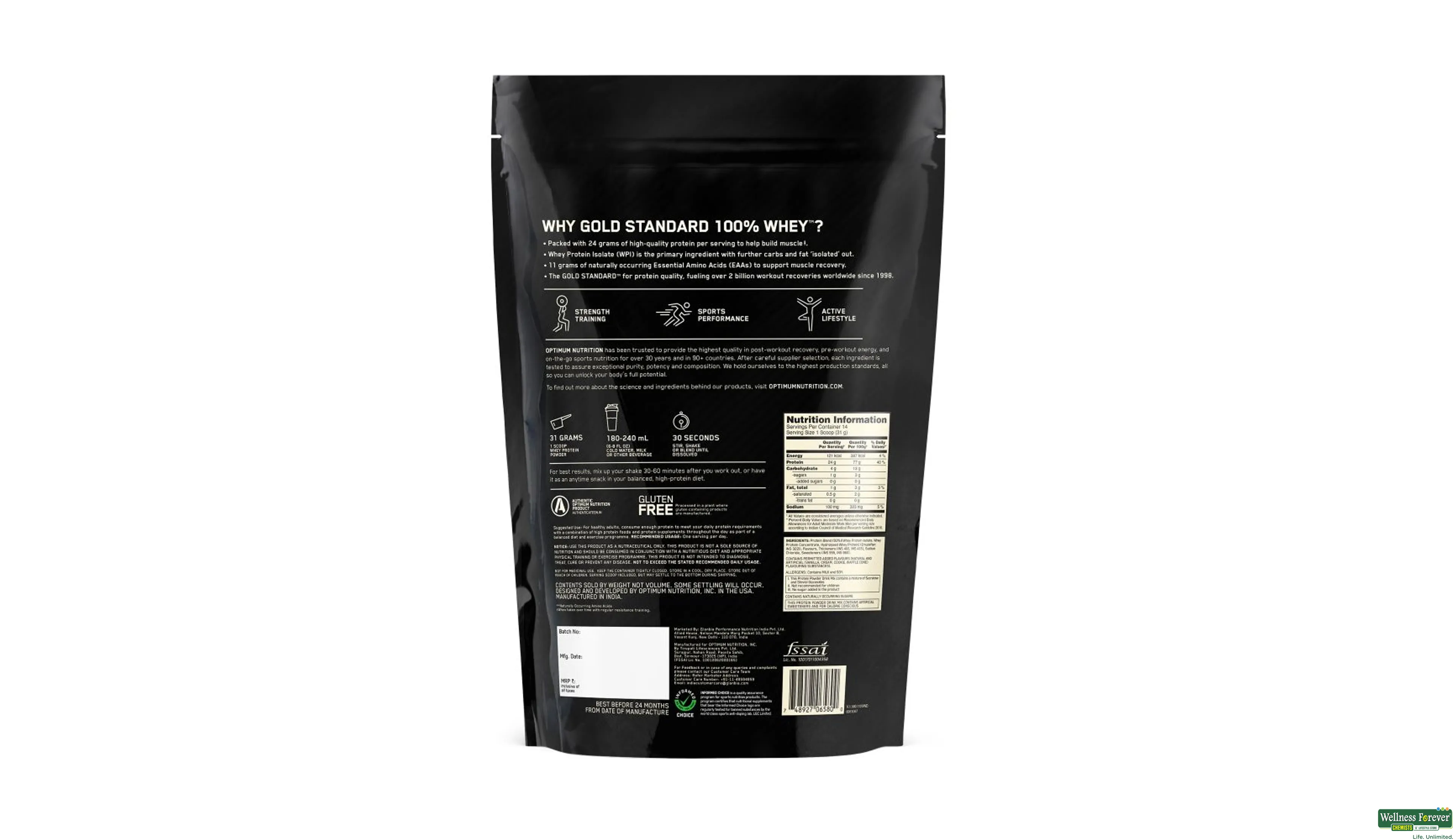 ON WHEY GOLD STAND 100% VAN ICE CRM 1LBS- 2, 1LBS, 