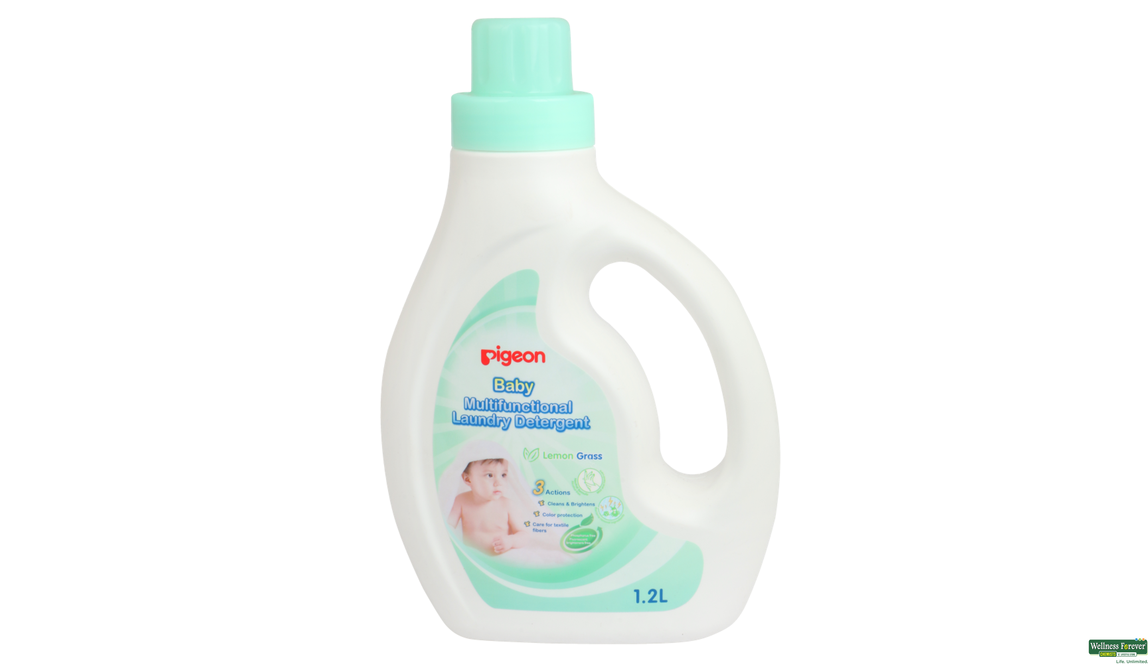 PIGEON LIQ MULTI LAUNDRY DETERGENT 1.2LTR- 1, 1.2LTR, null