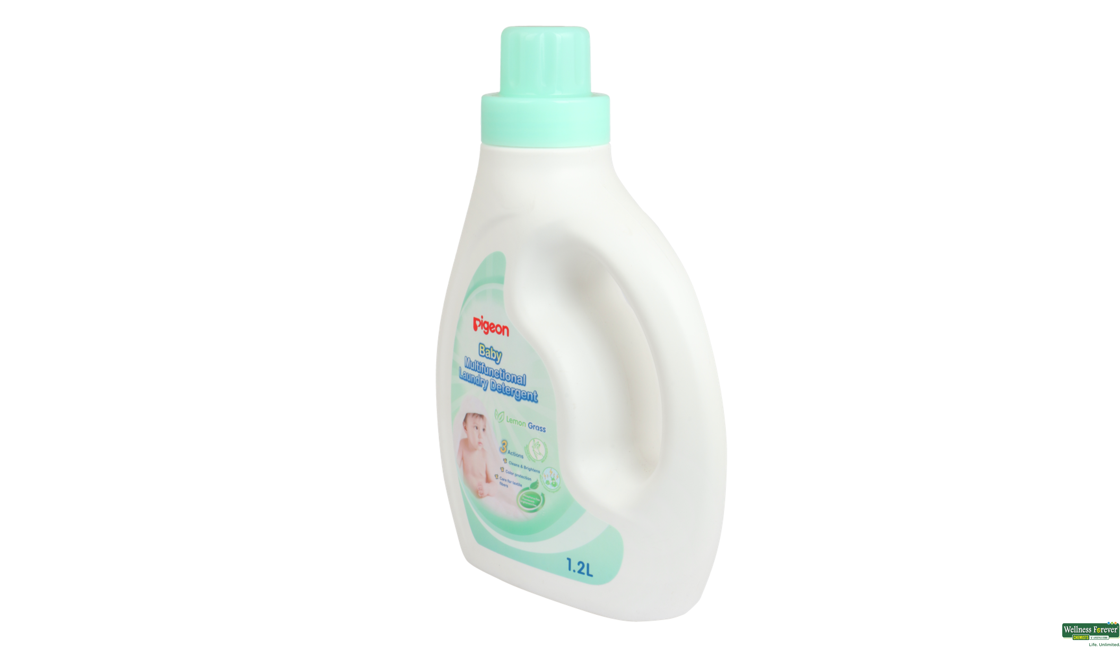 PIGEON LIQ MULTI LAUNDRY DETERGENT 1.2LTR- 3, 1.2LTR, null