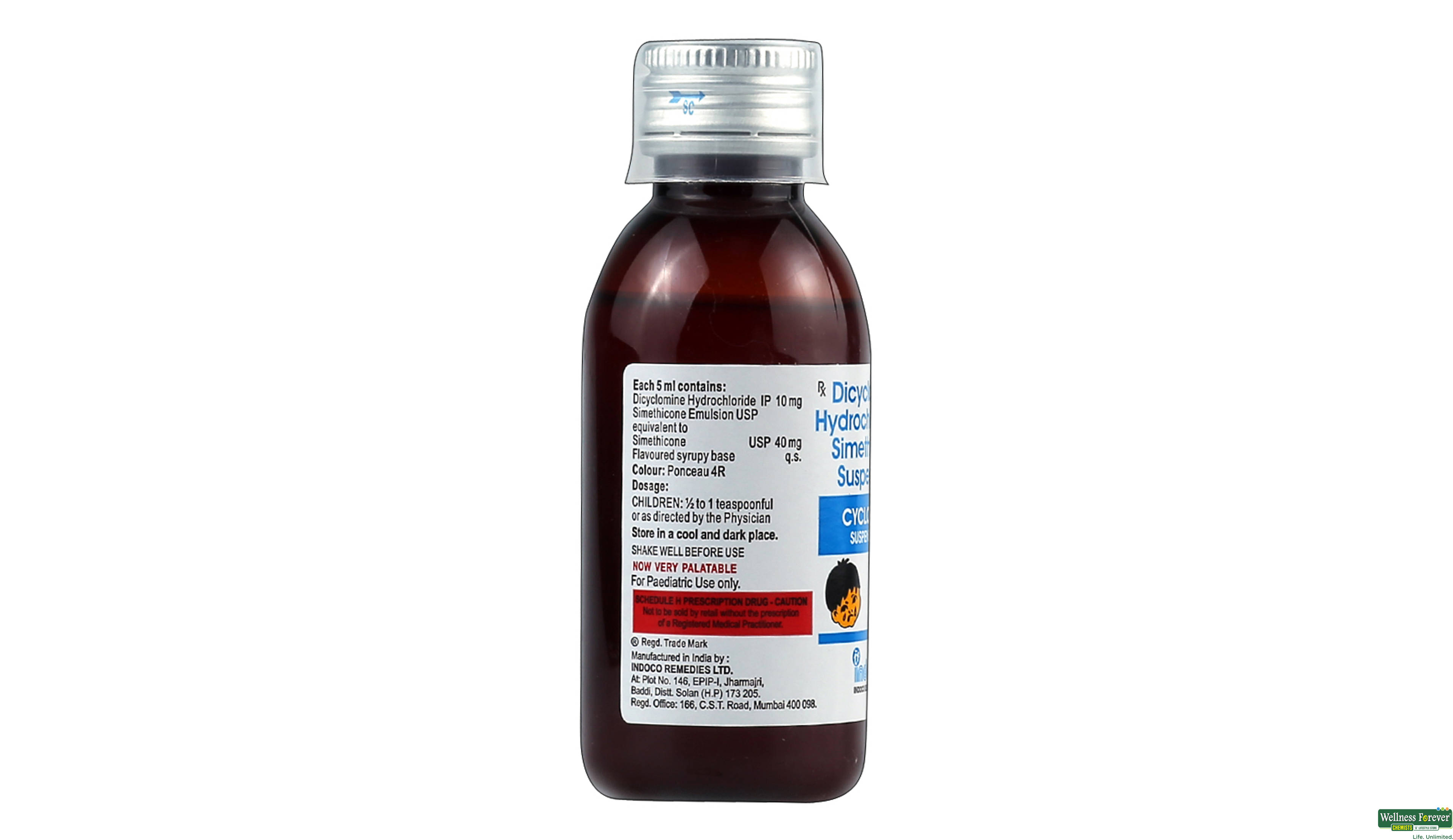 CYCLOPAM SYP 60ML- 2, 60ML, Provides quick relief from abdominal cramps.
Eases stomach discomfort.
Suitable for menstrual pain management.
Helps in treating muscle spasms in the gastrointestinal tract.