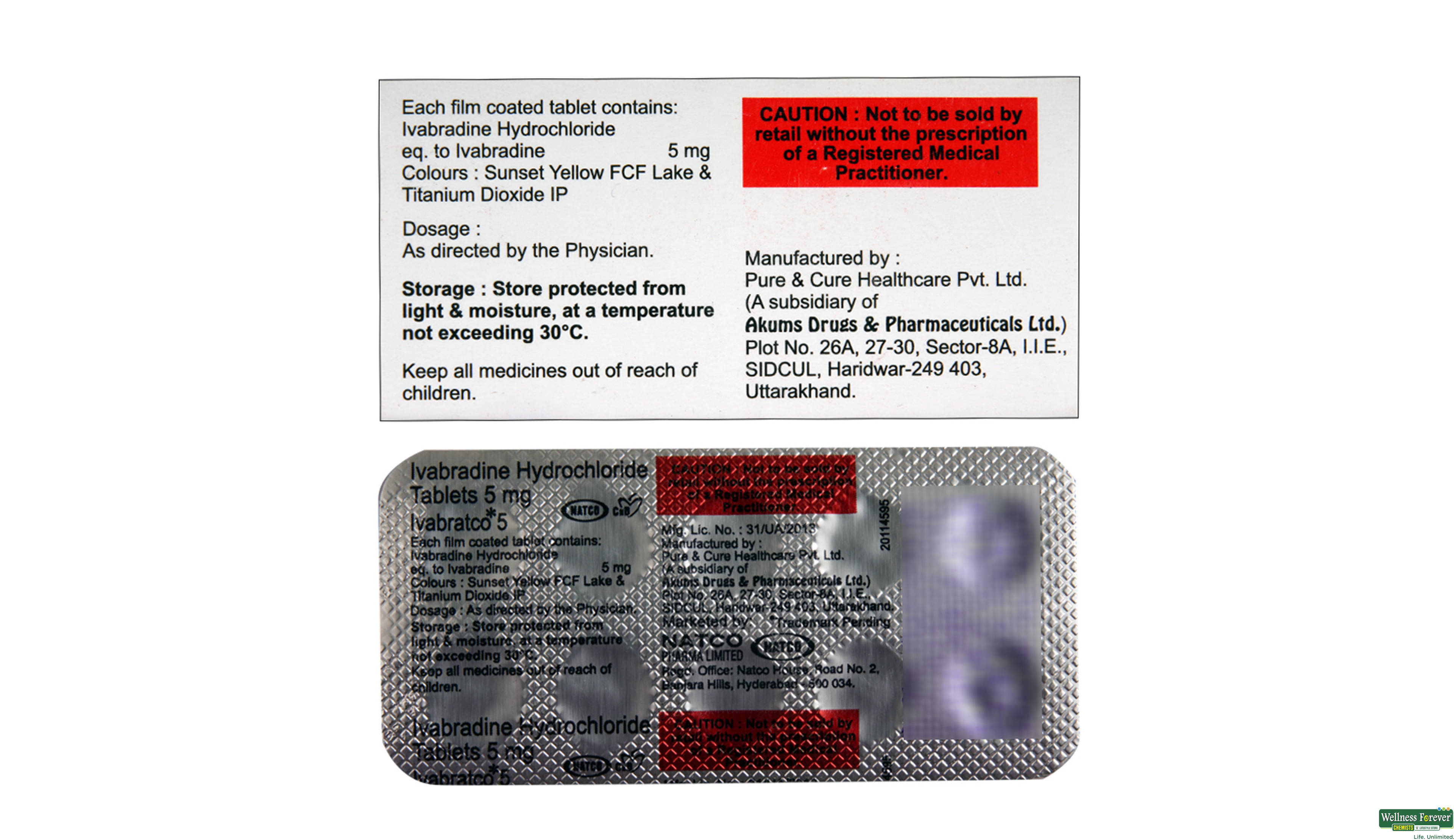 IVABRATCO 5MG 10TAB- 2, 10TAB, 
