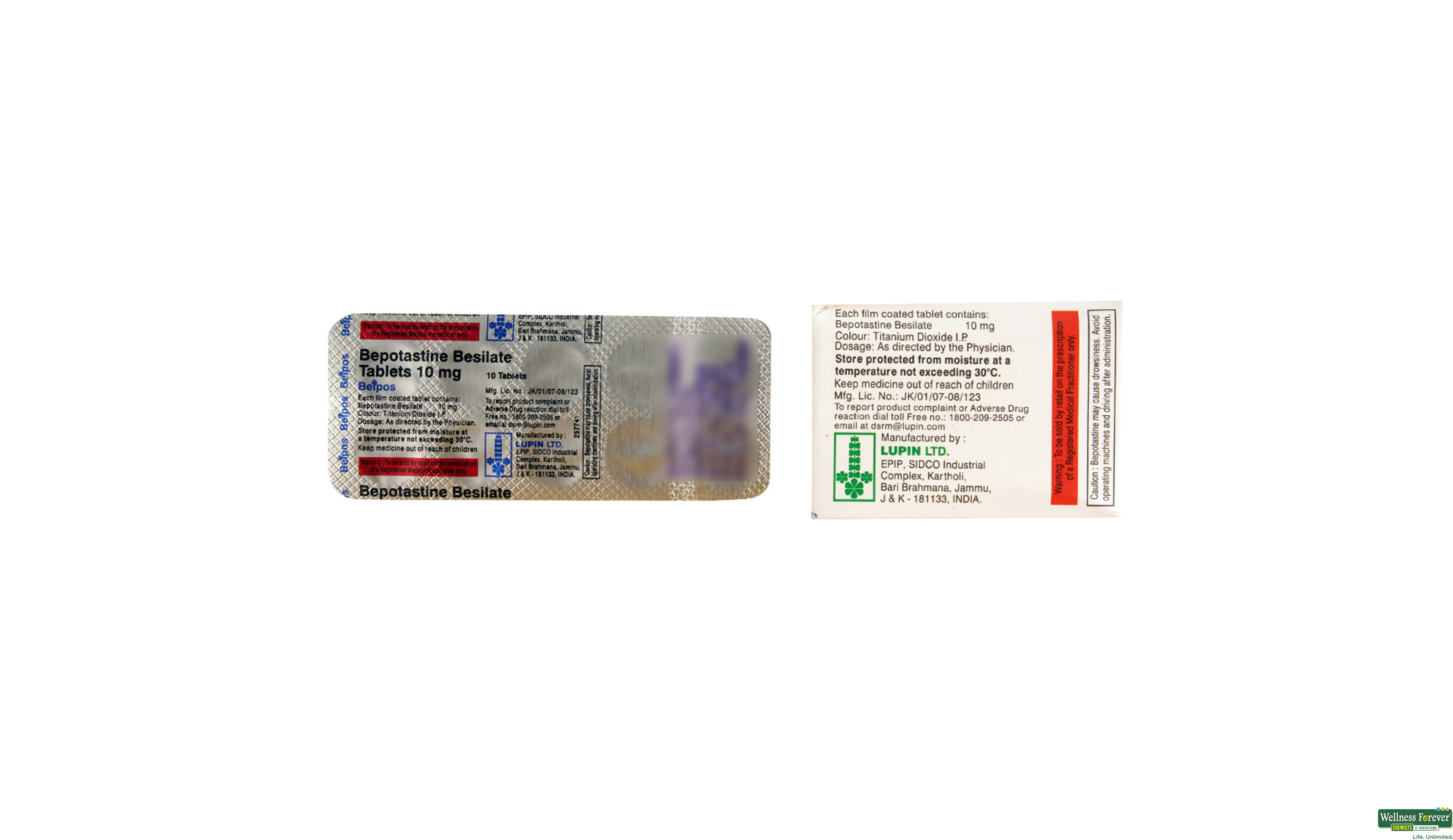 BEIPOS 10MG 10TAB- 2, 10TAB, 