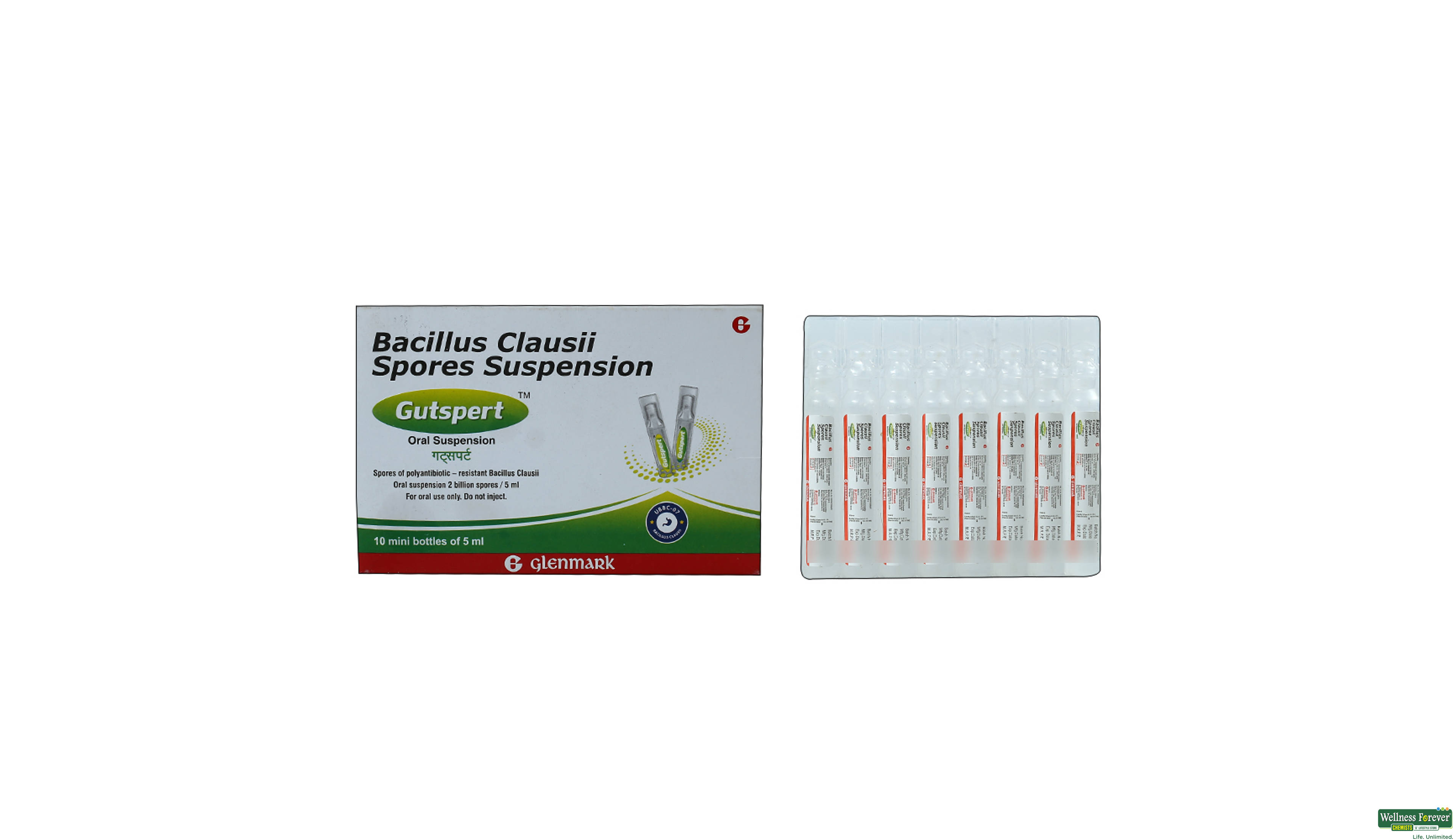 GUTSPERT ORAL SUSP 5ML- 1, 5ML, 
