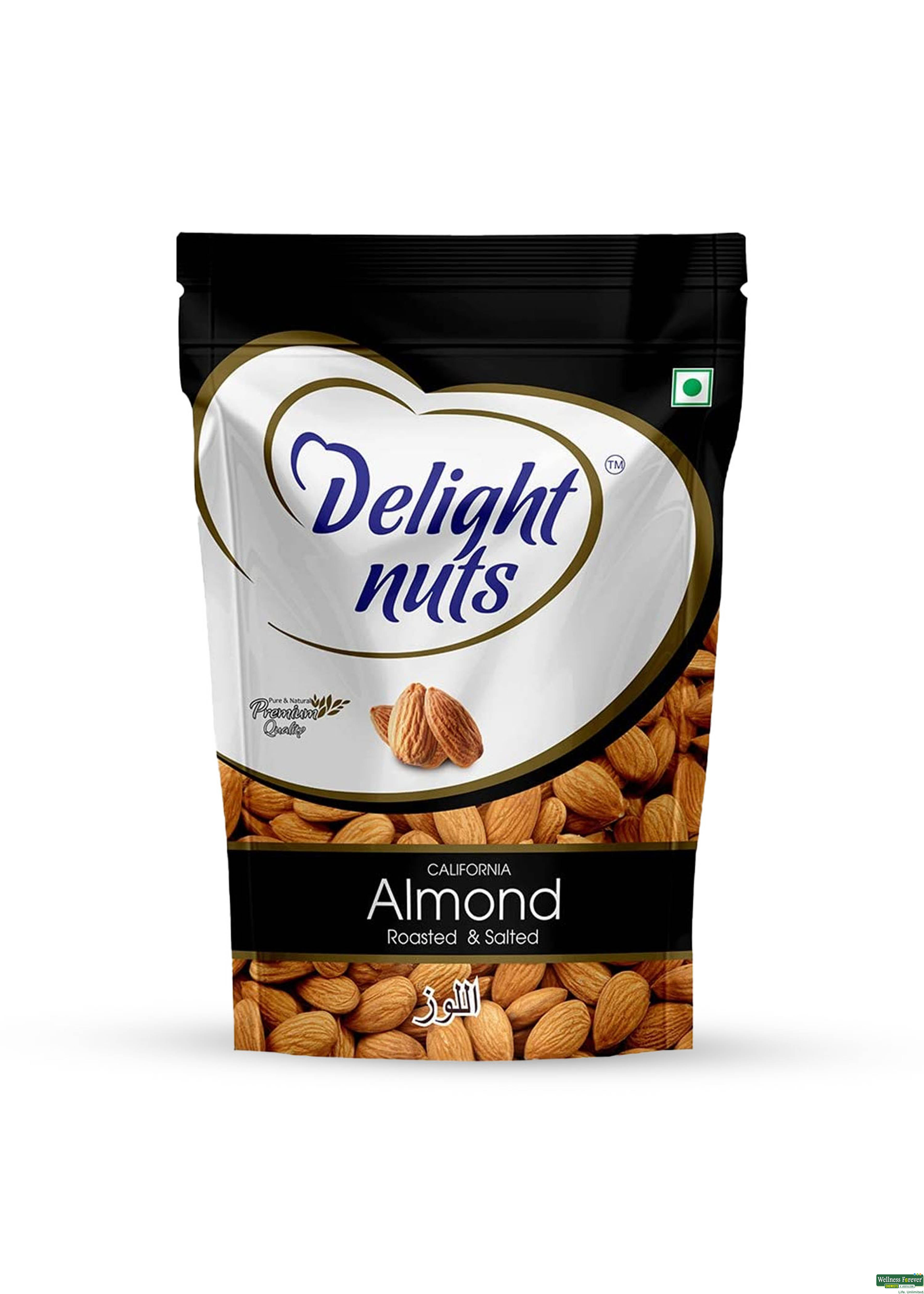 Delight Nuts Roasted And Salted Almond 200Gm-image