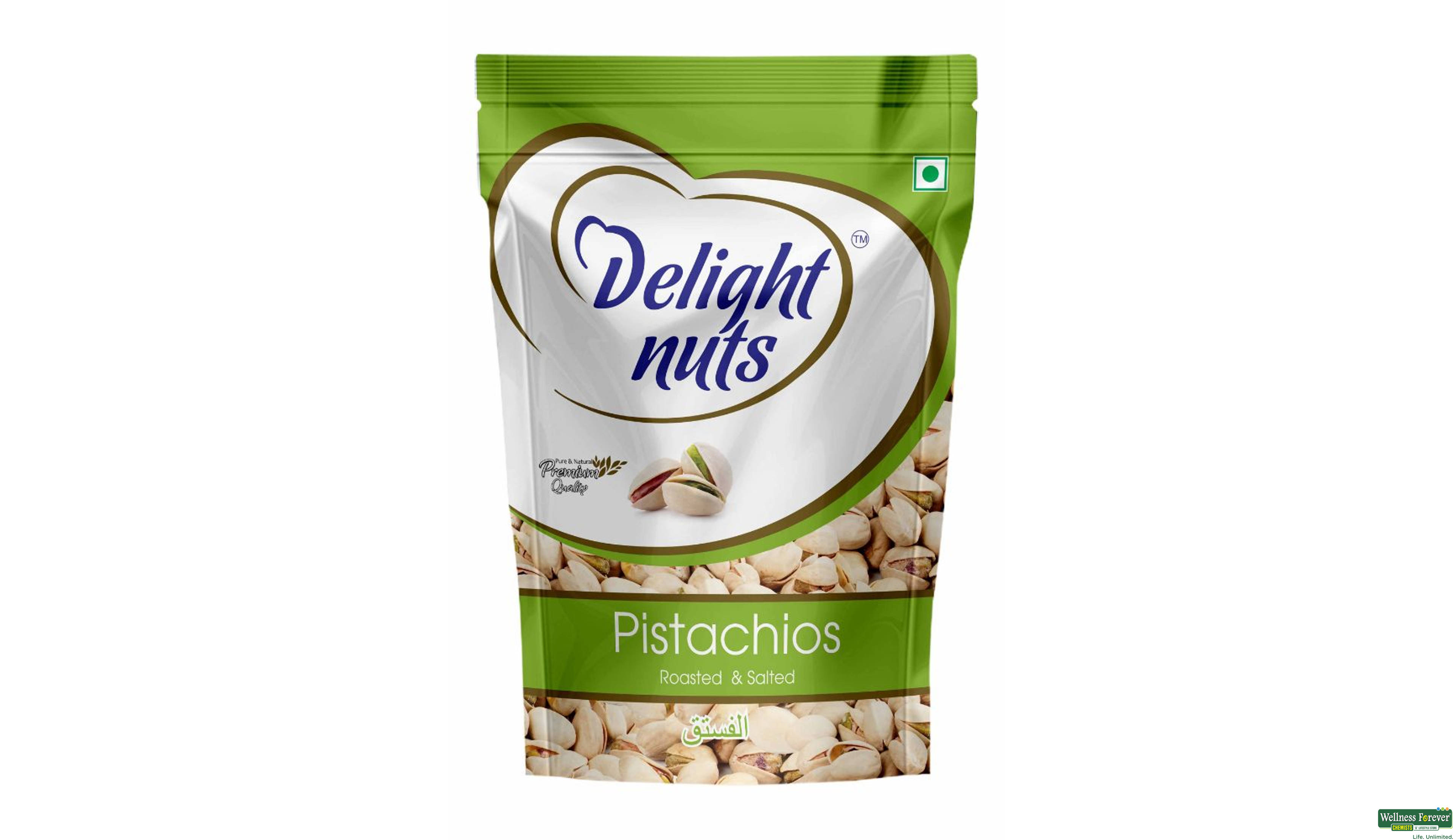 DELIGHT NUTS R/S PISTACHIOS 200GM- 1, 200GM, 