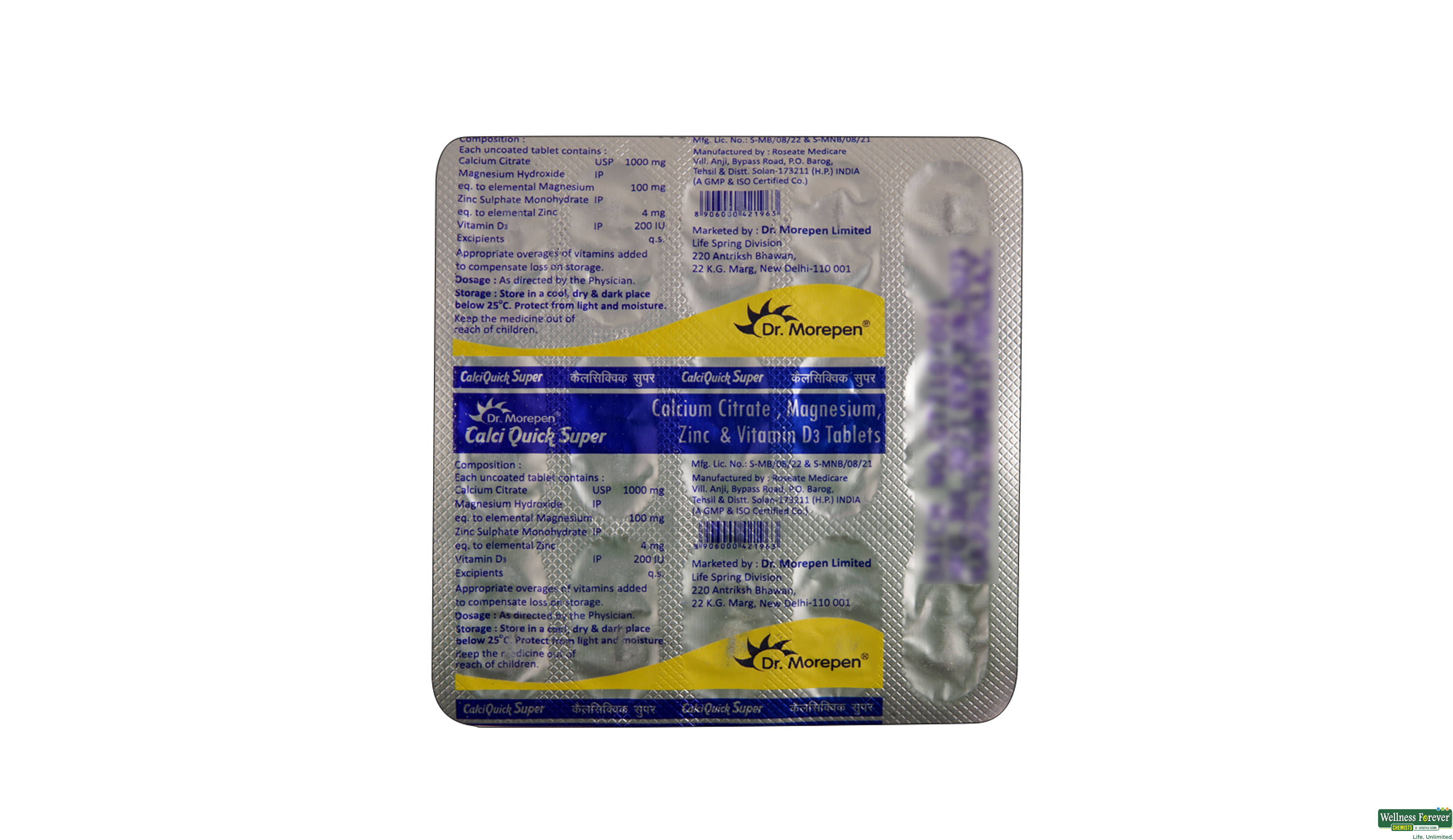 CALCIQUICK-SUPER 15TAB- 2, 15TAB, 