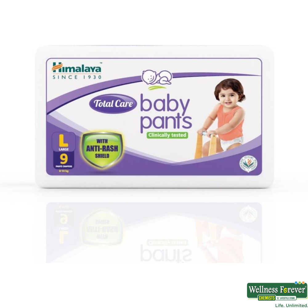 Buy Himalaya Total Care Baby Diaper Pants Large 9 pcs Online at
