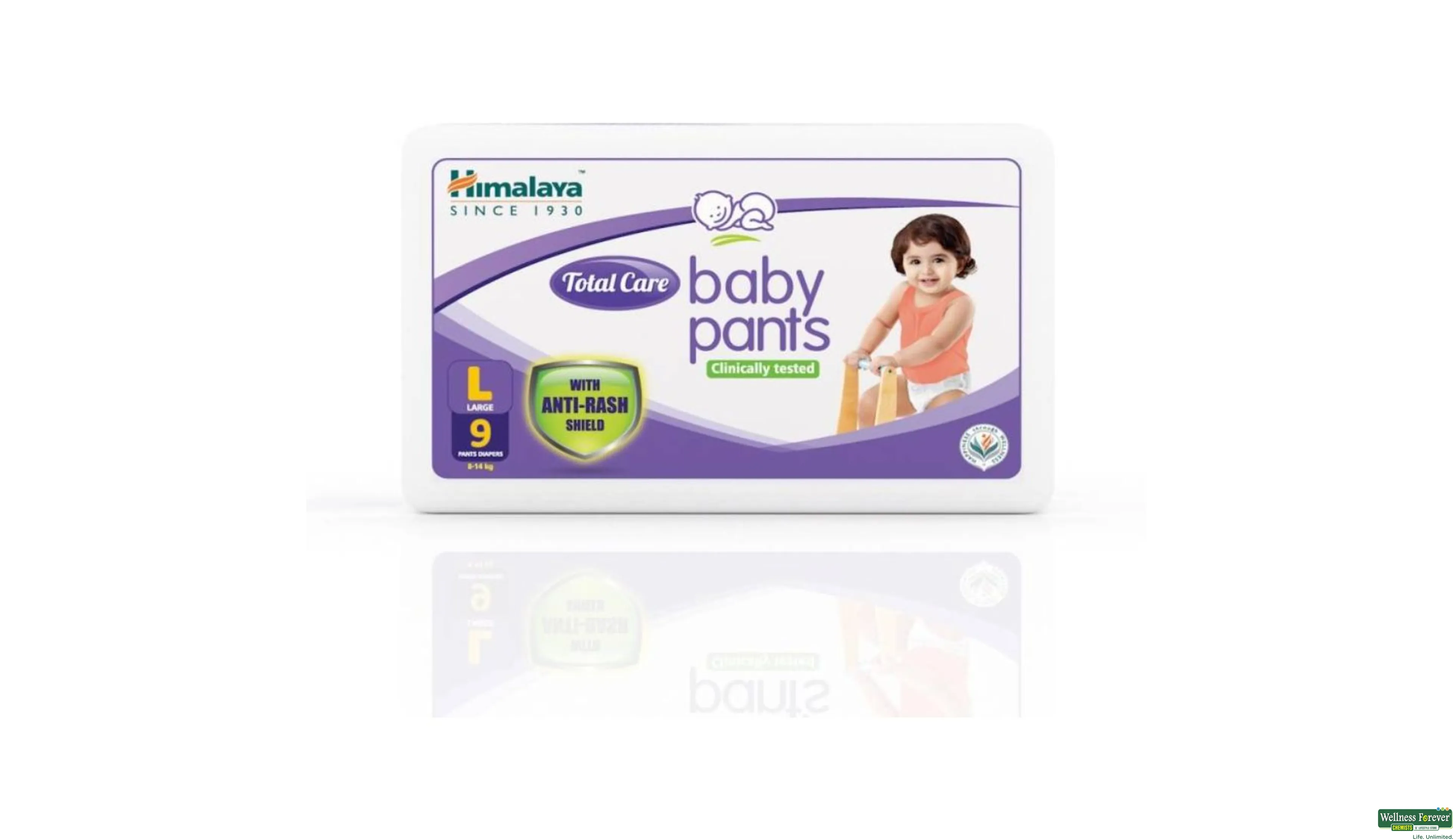 HIMALAYA TOTAL CARE BABY PANTS DIAPERS L 9 PCS