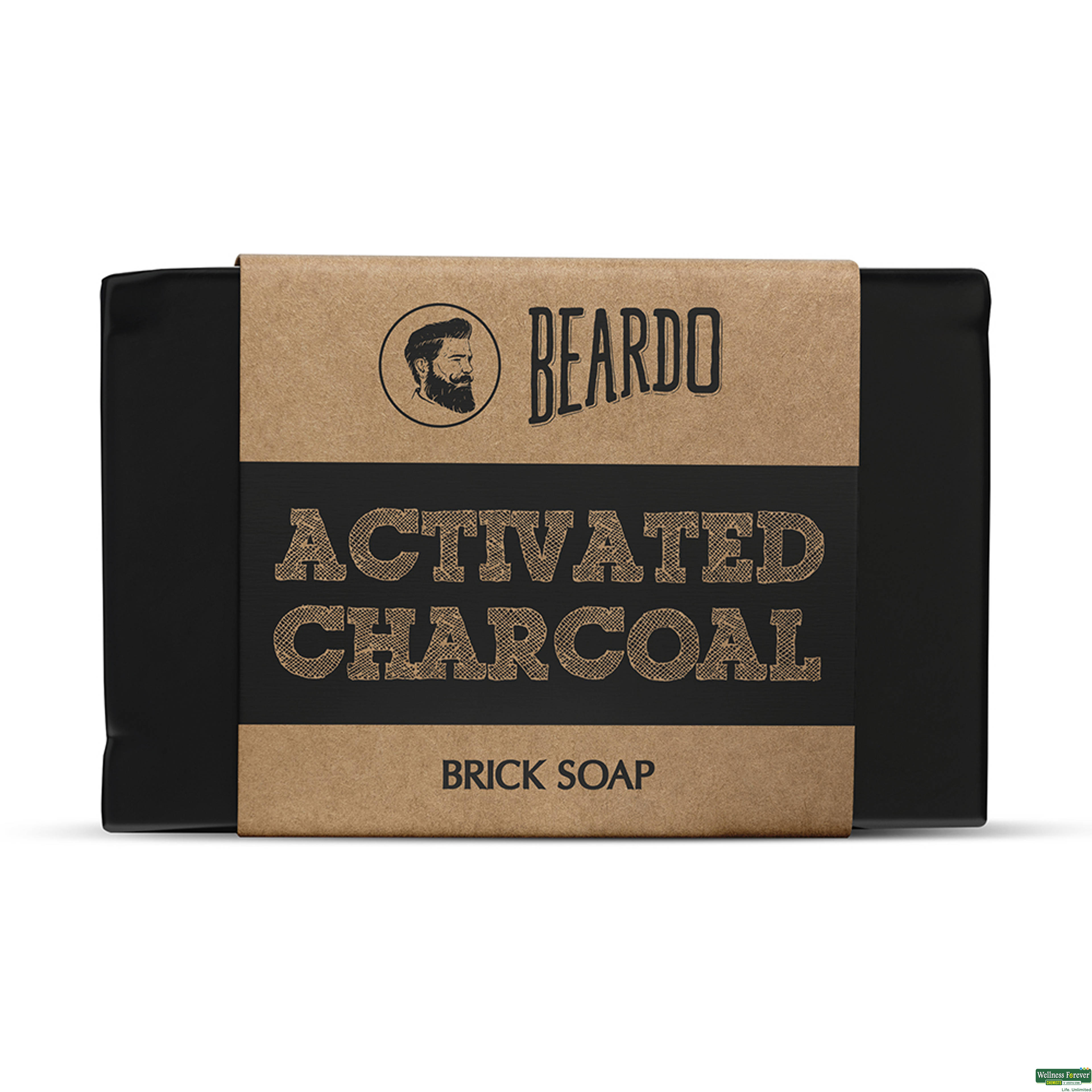 Beardo Face Soap, Activated Charcoal, 125 g-image