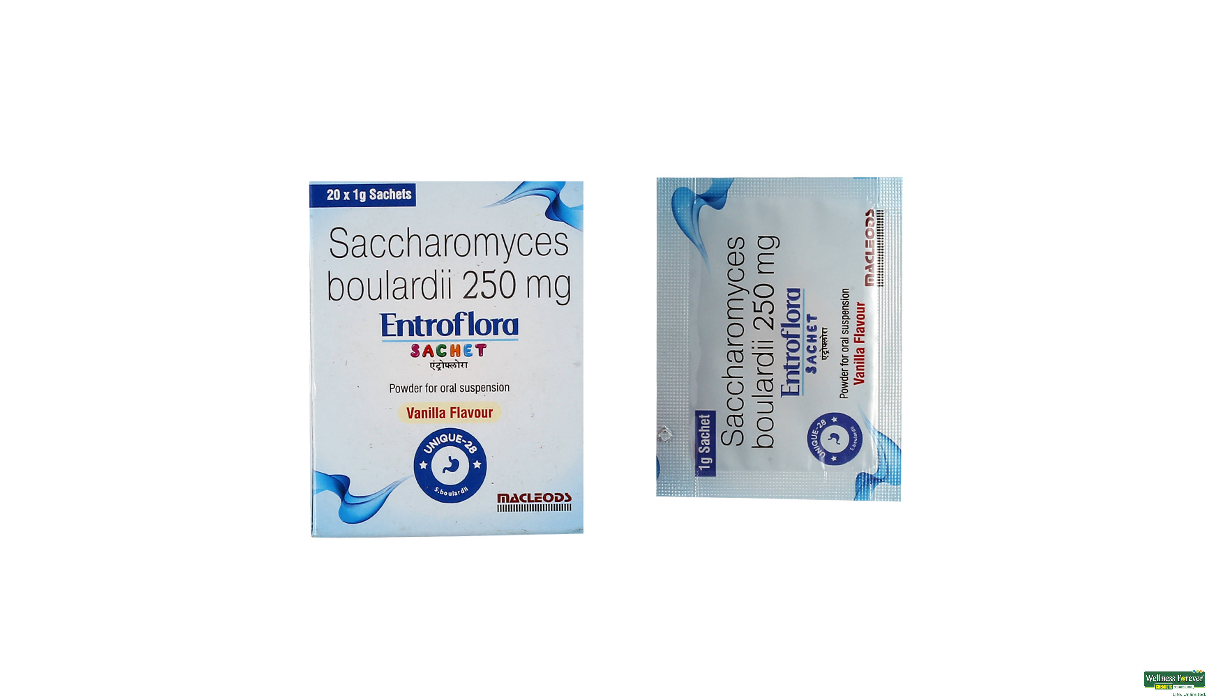 ENTROFLORA 250MG 1GM SACH- 1, 1GM, 