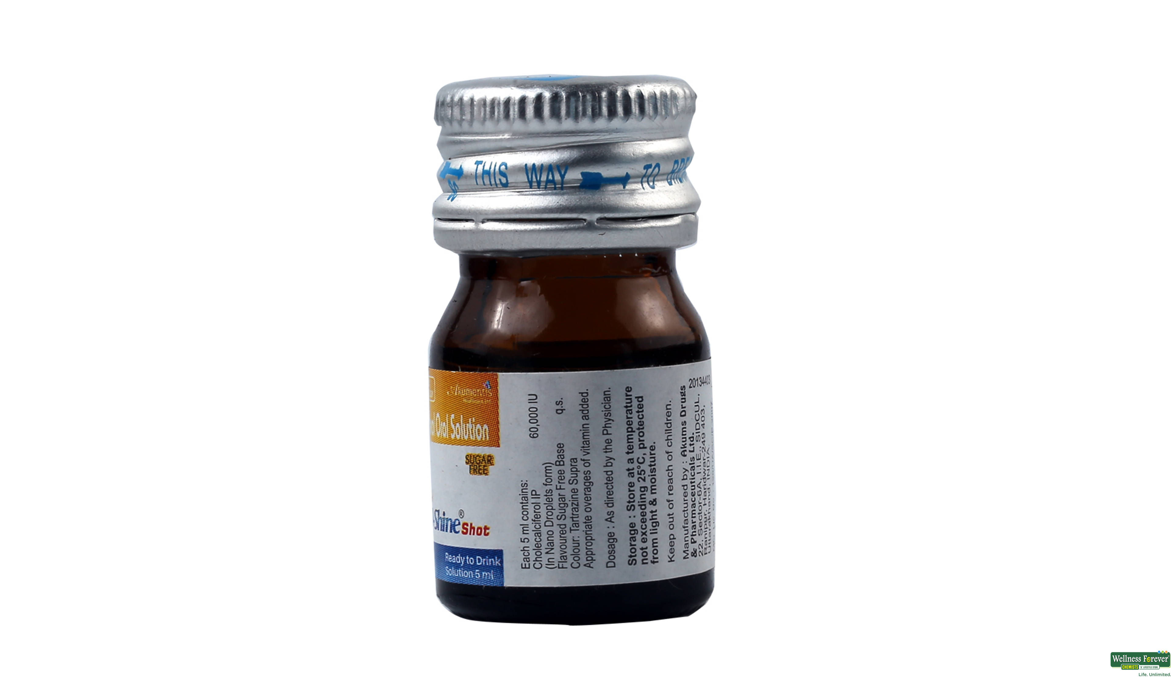 D-SHINE SHOT S/F ORAL SOLN 5ML- 2, 5ML, 