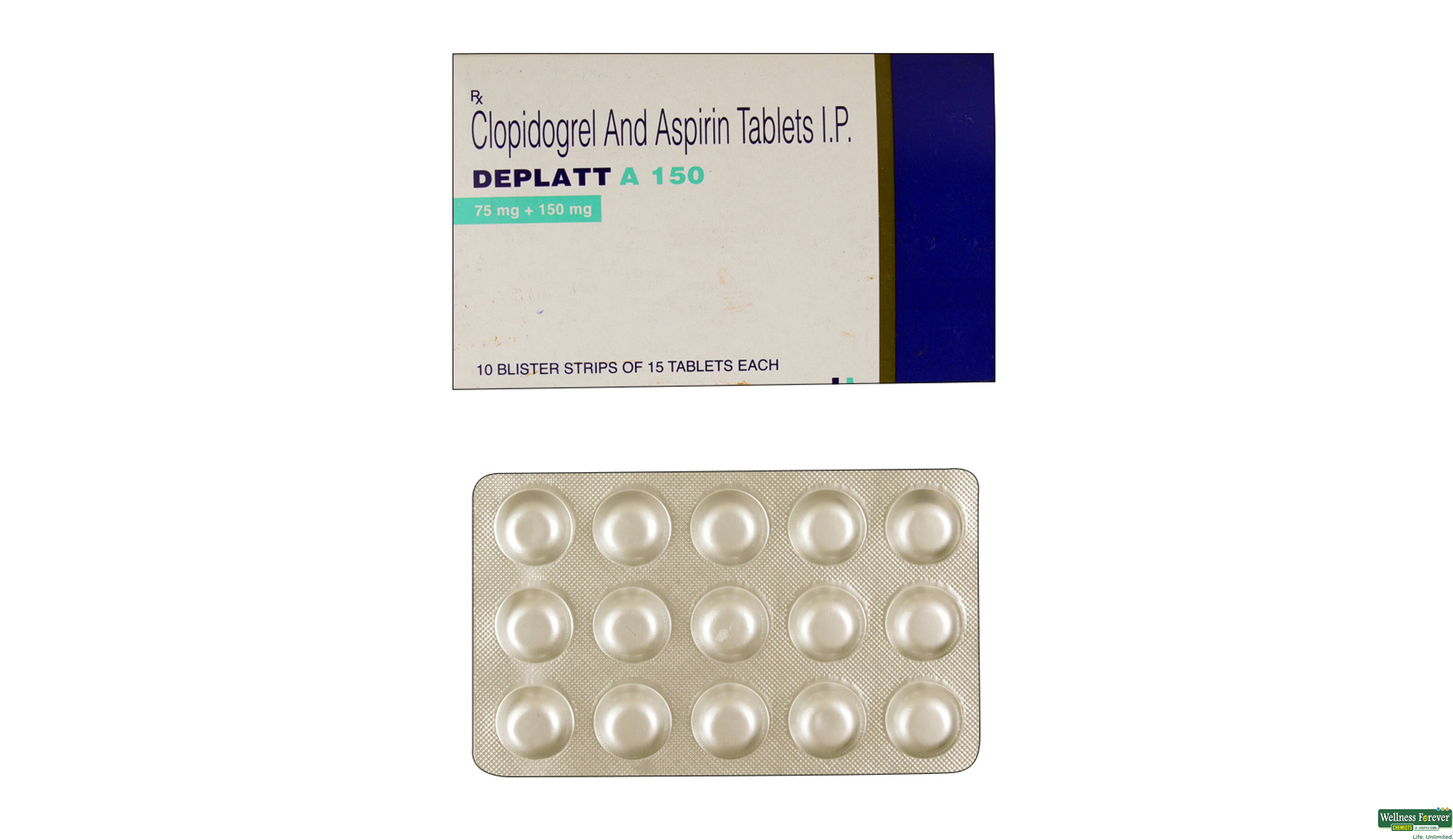 DEPLATT-A 150MG 15TAB- 1, 15TAB, 