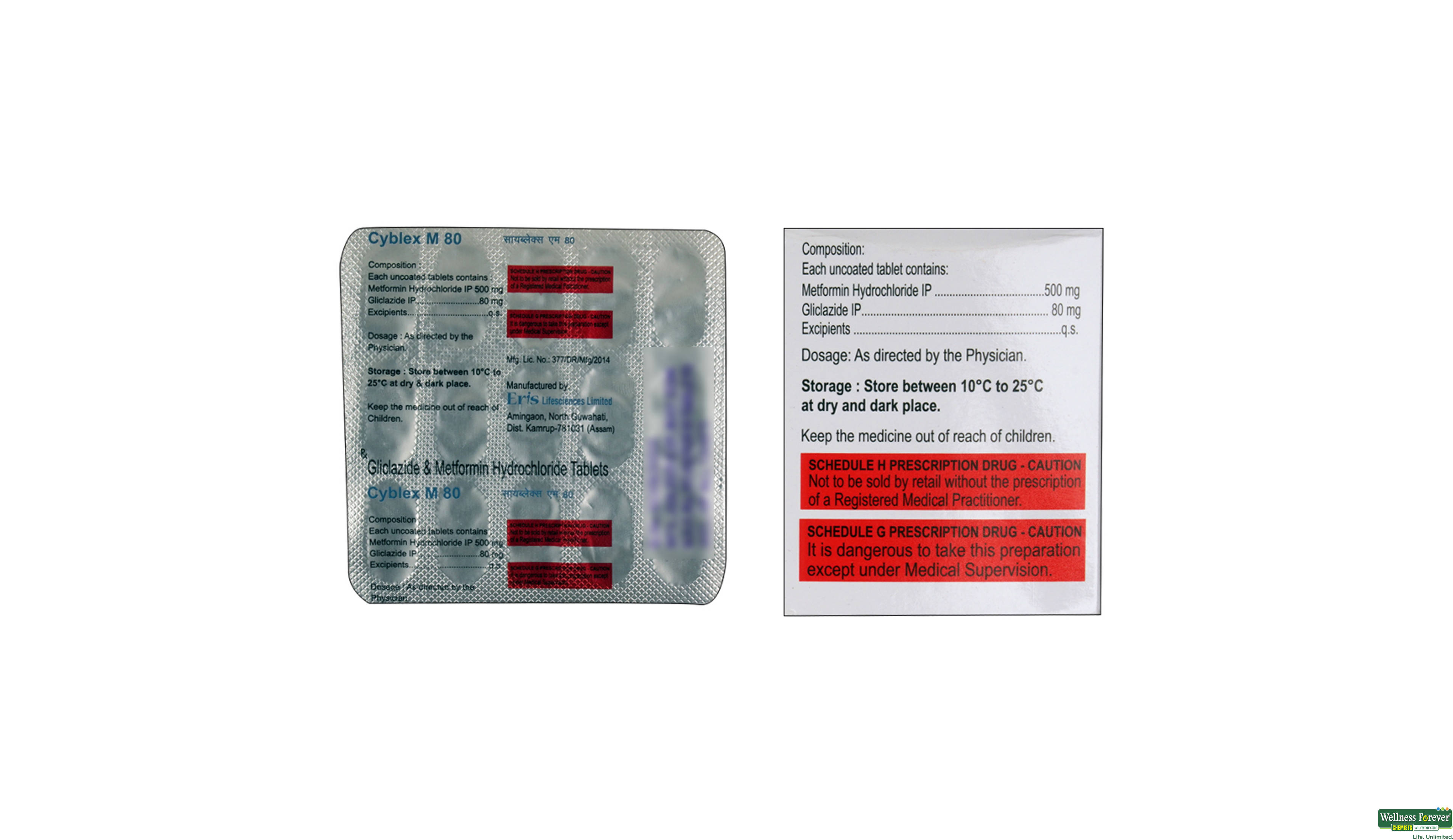 CYBLEX-M 80MG 15TAB- 2, 15TAB, 
