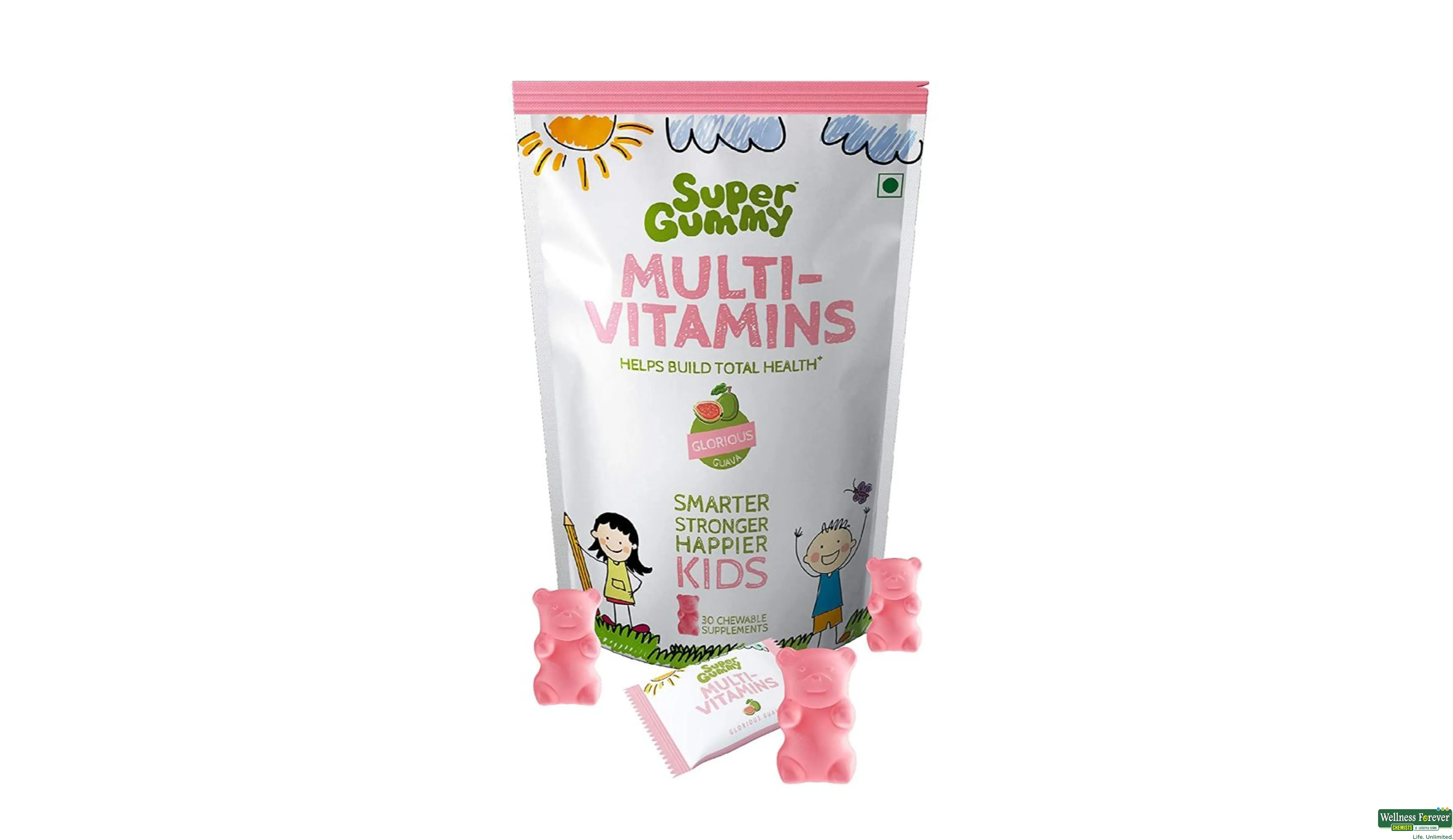 SUPER GUMMY MULTI-VITAMINS 30CHEW- 1, 30PC, null