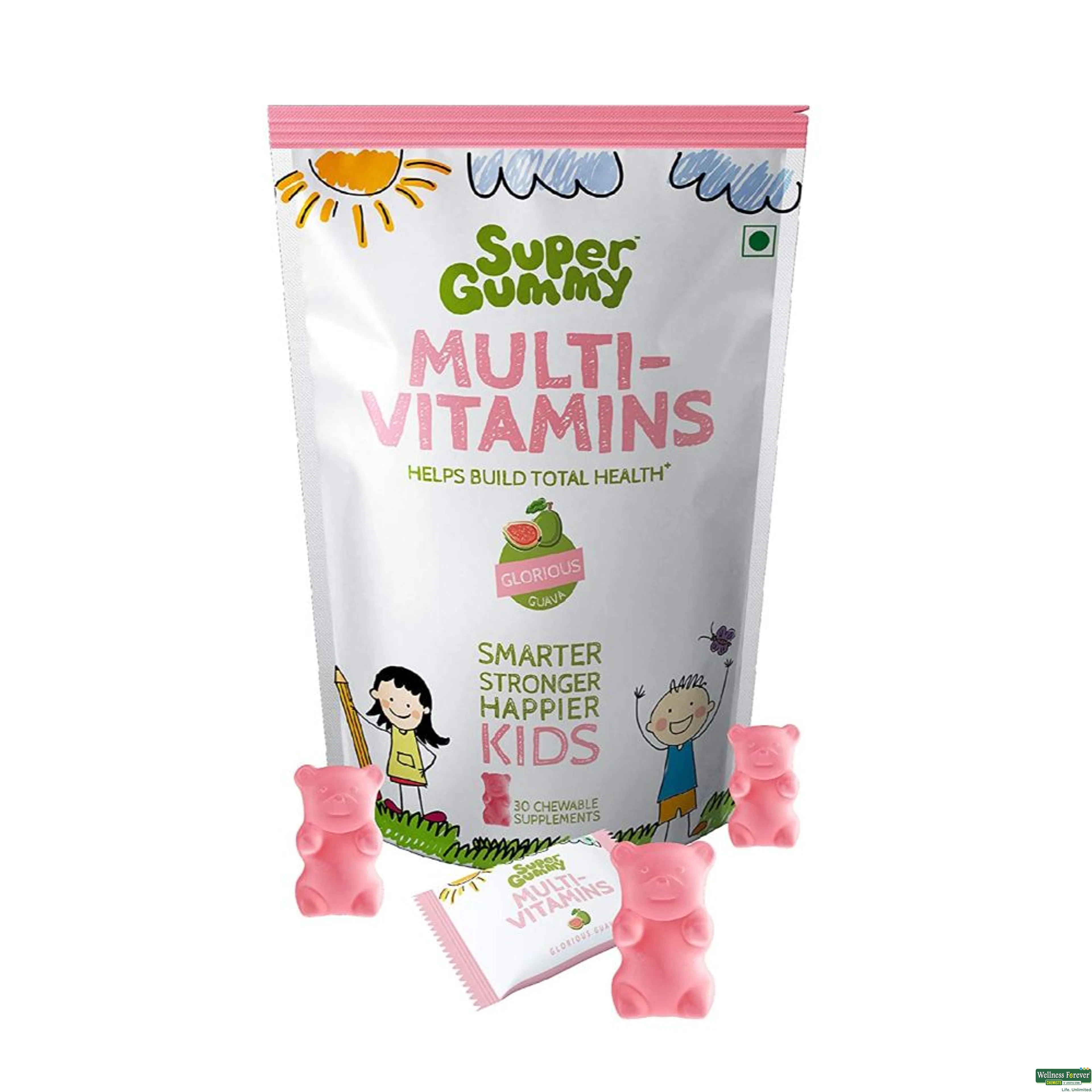 SUPER GUMMY MULTI-VITAMINS 30CHEW-image