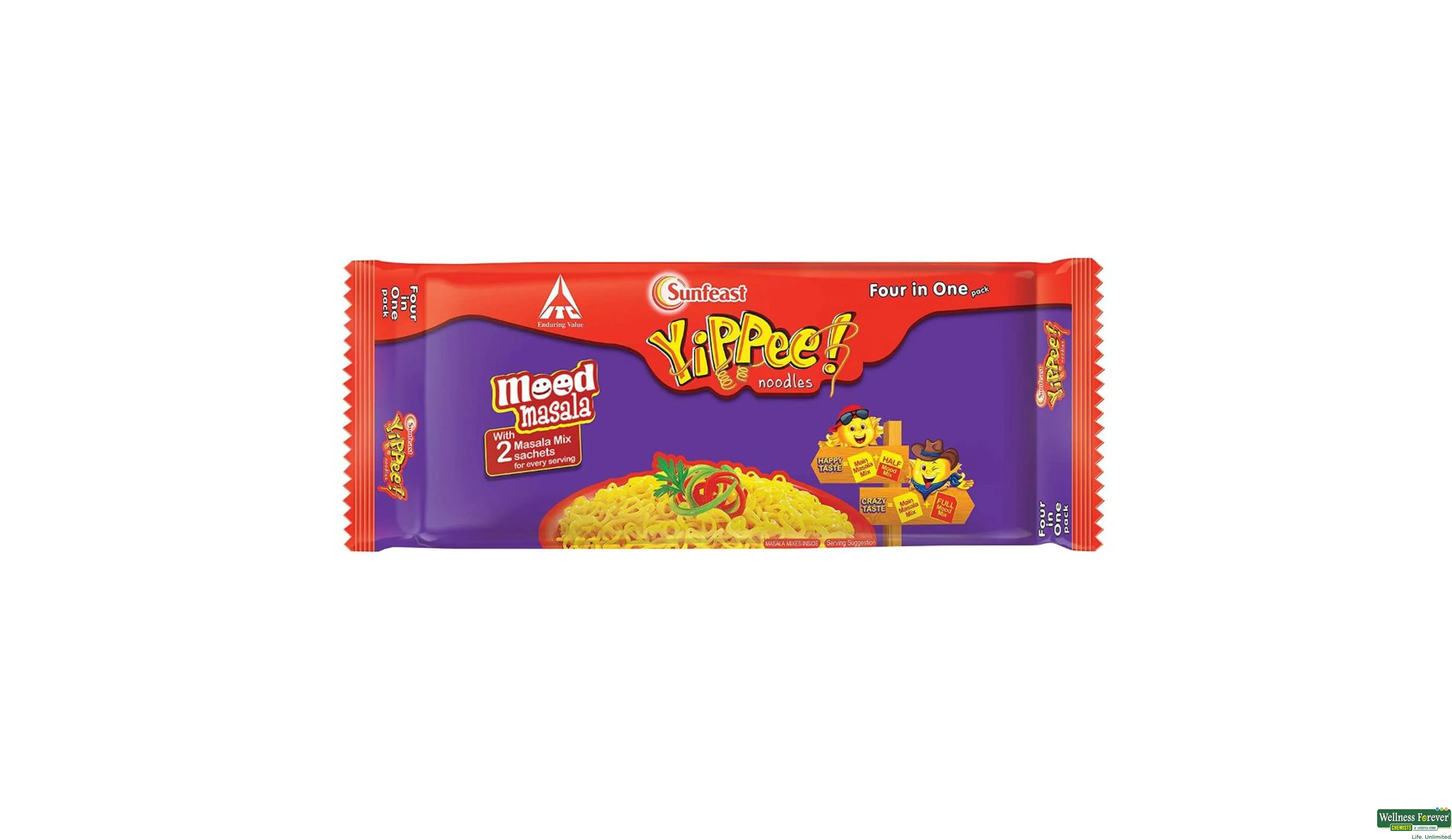 SUNF YIPPEE NOODLE MOOD MASALA 260GM- 1, 260GM, 