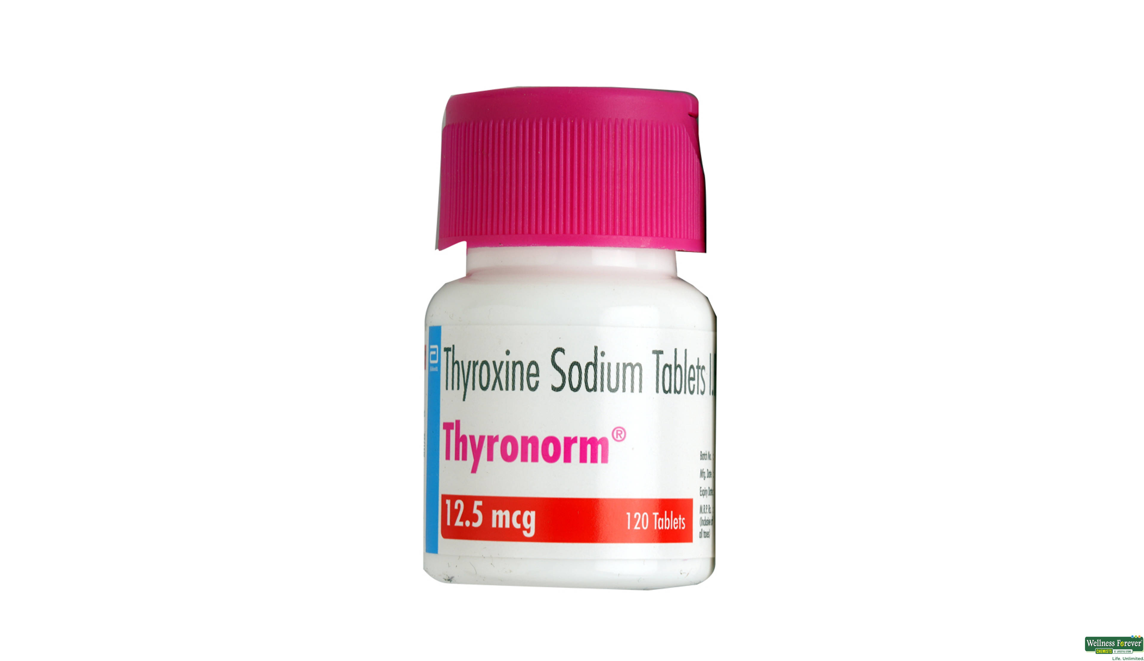 THYRONORM 12.5MCG 120TAB- 1, 120TAB, 