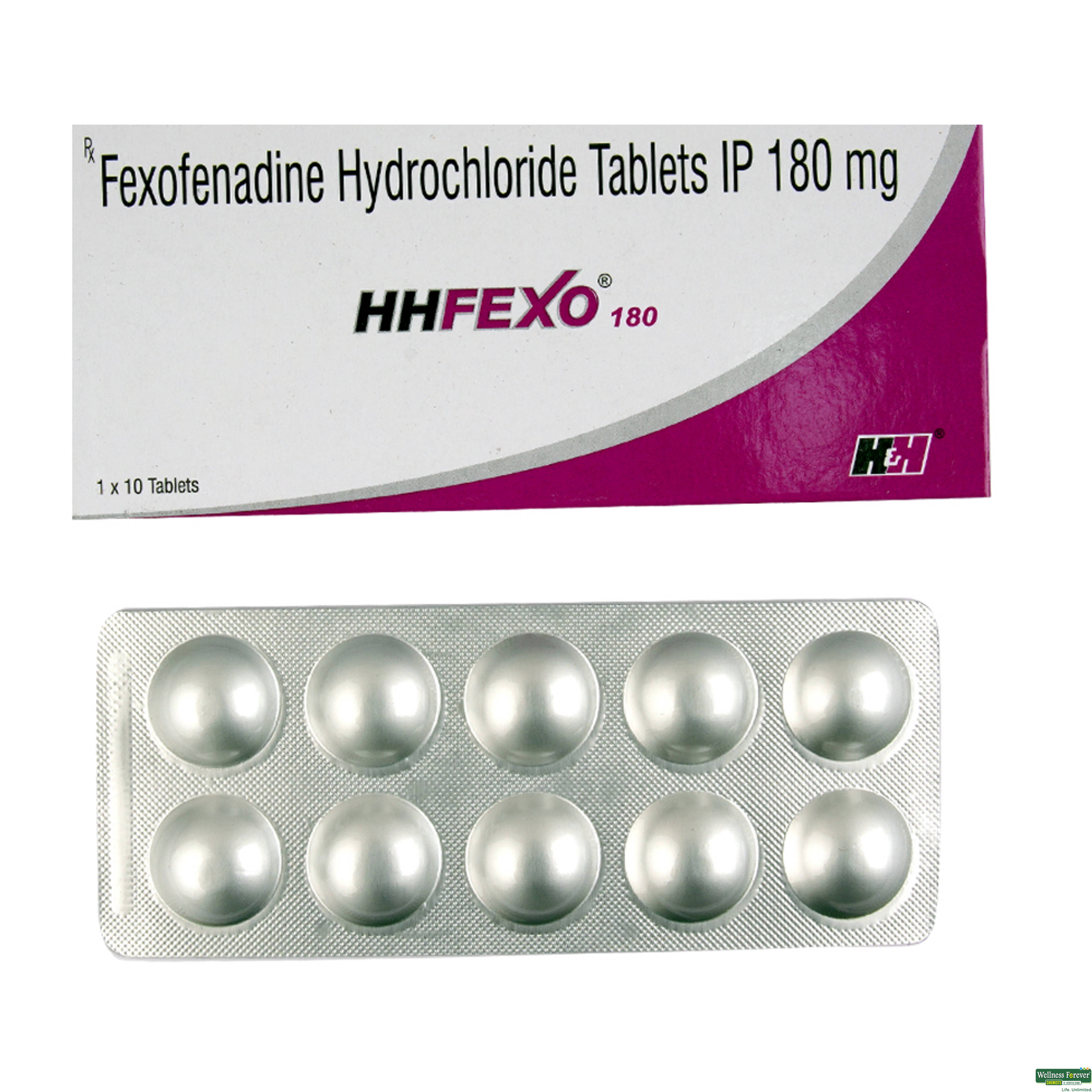Hhfexo 180mg 10 Tablets-image