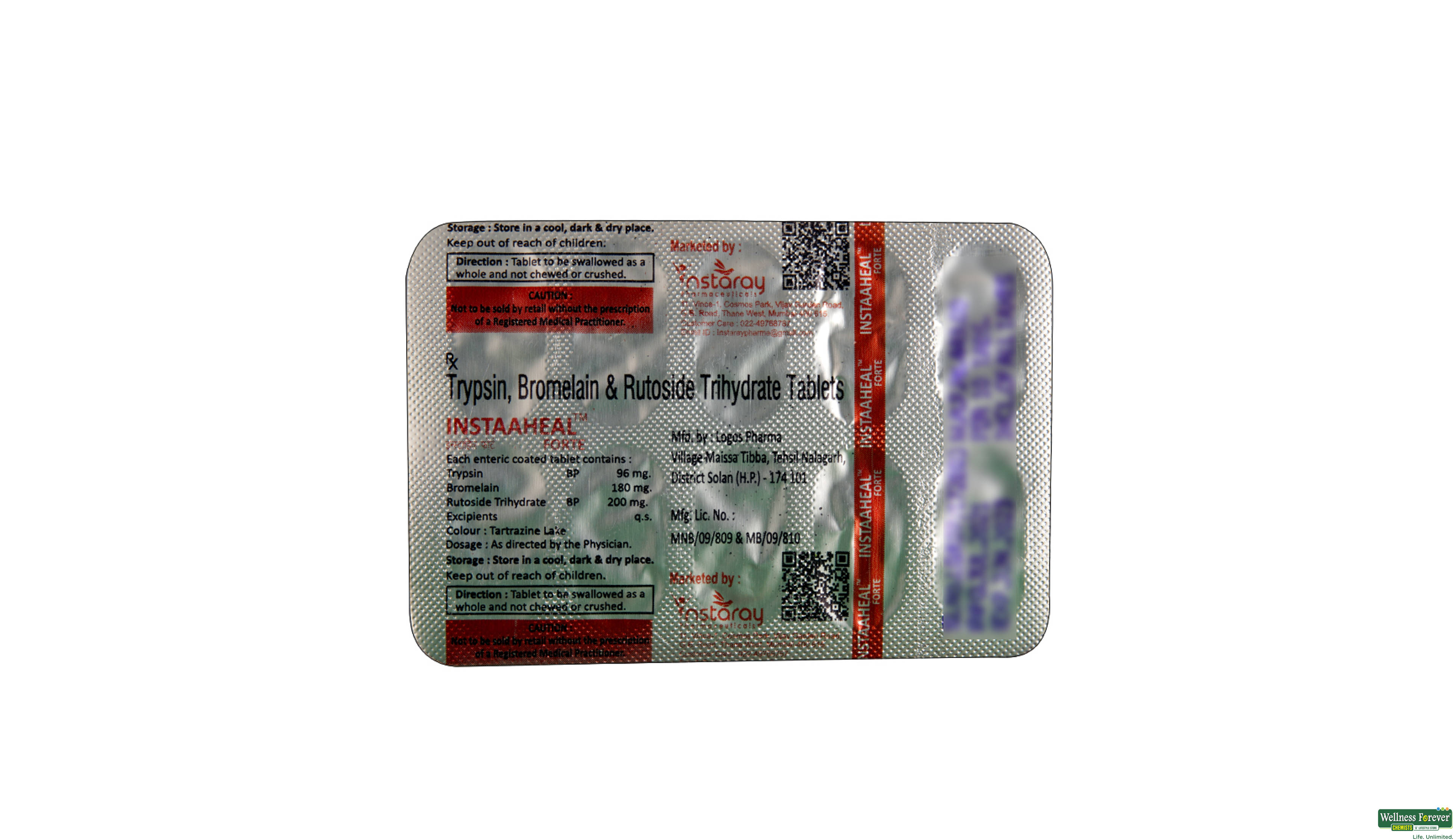 INSTAAHEAL-FORTE 10TAB- 2, 10TAB, 