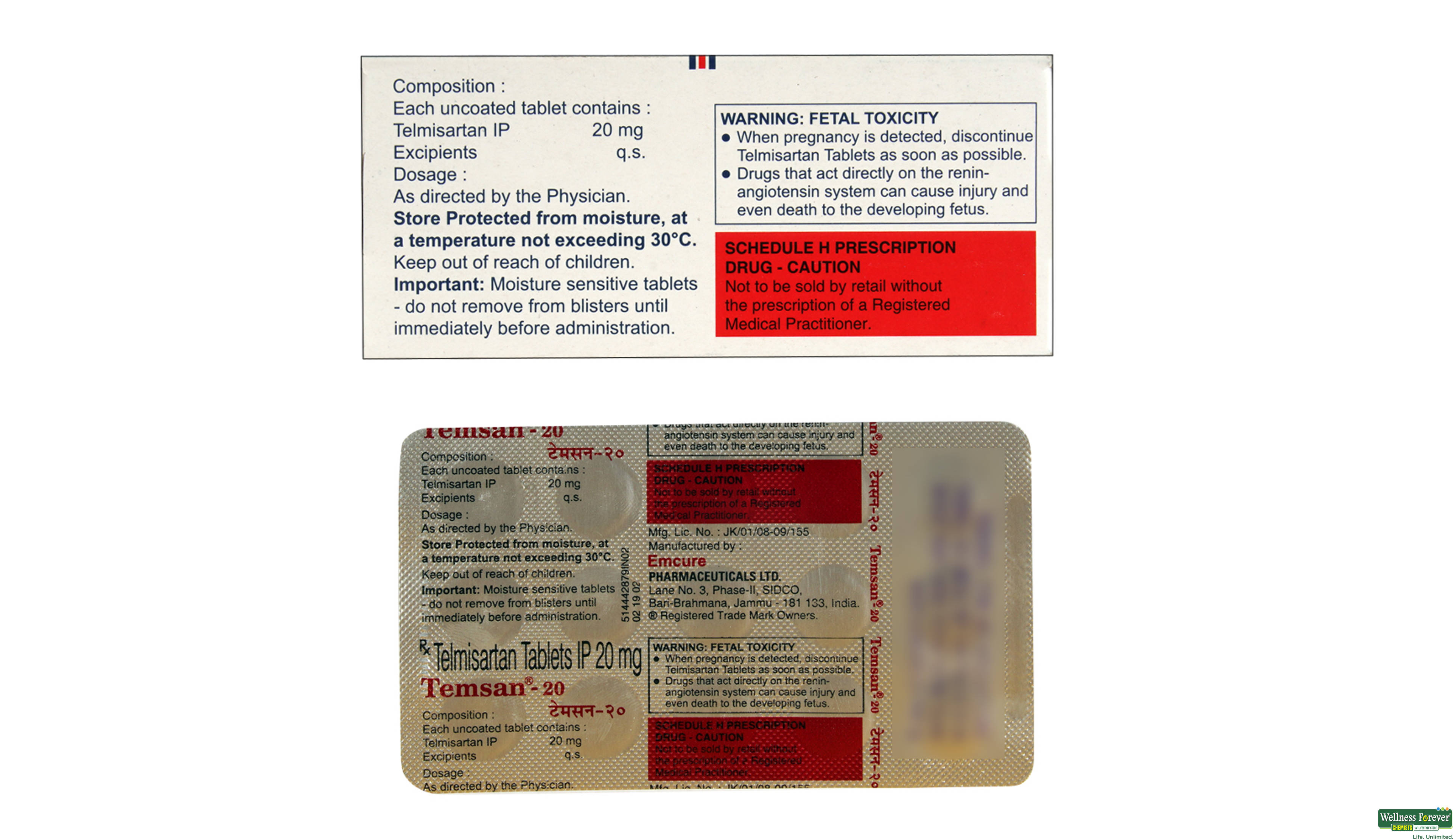 TEMSAN 20MG 15TAB- 2, 15TAB, 