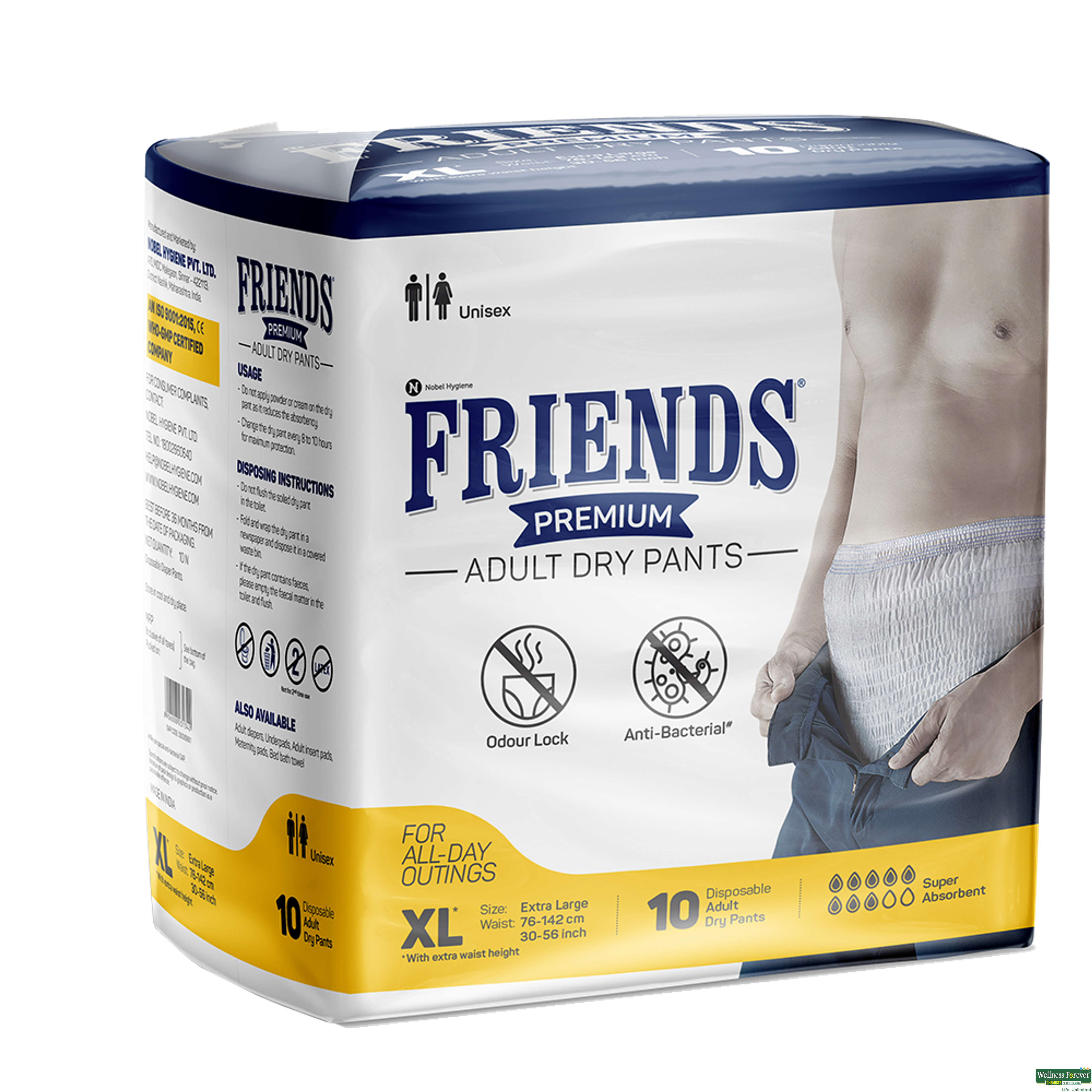 Friends Premium Pull Ups XL-XXL Diaper Pants, 10  Pieces-image