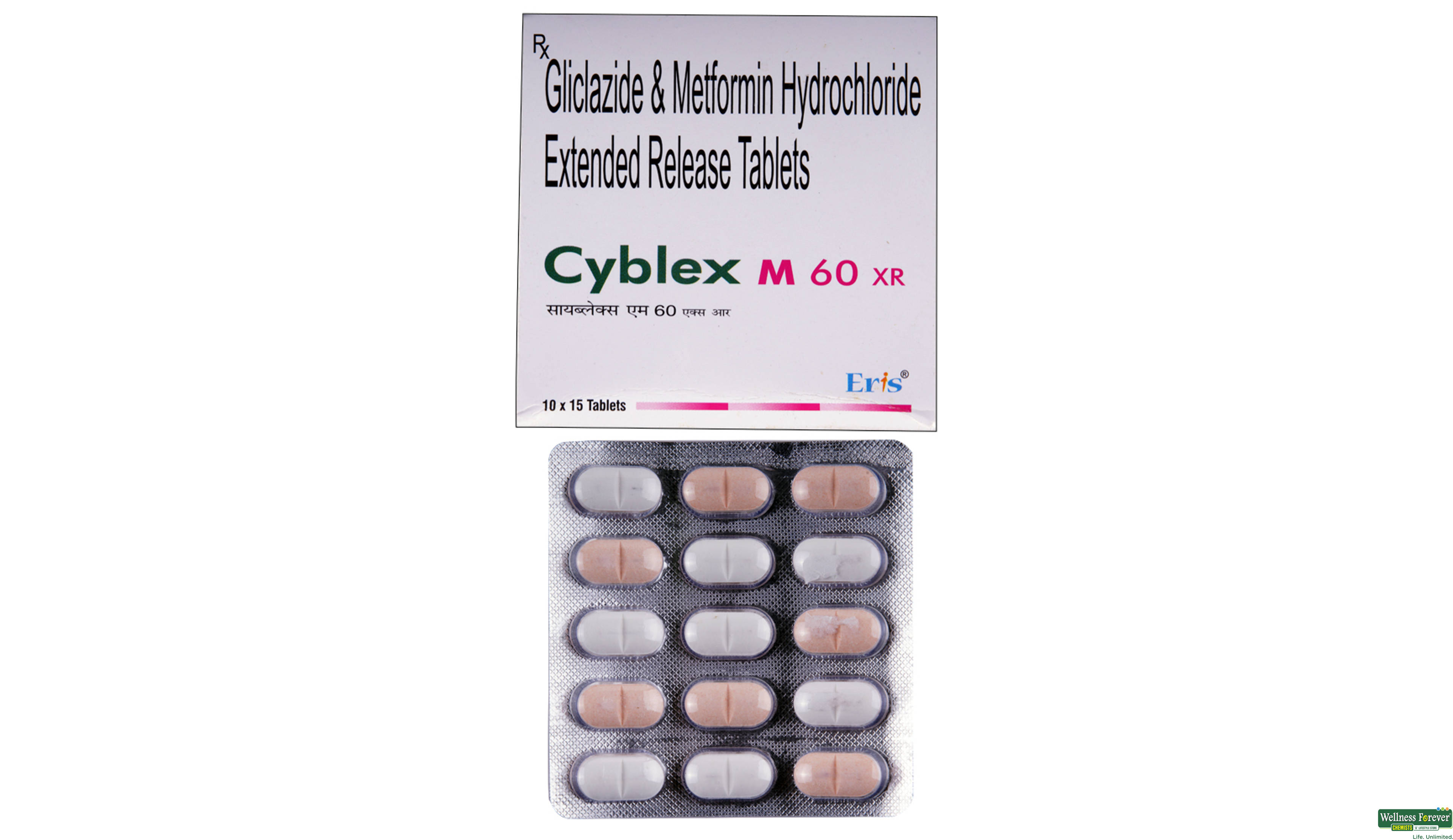 CYBLEX-M 60 XR 15TAB- 1, 15TAB, 
