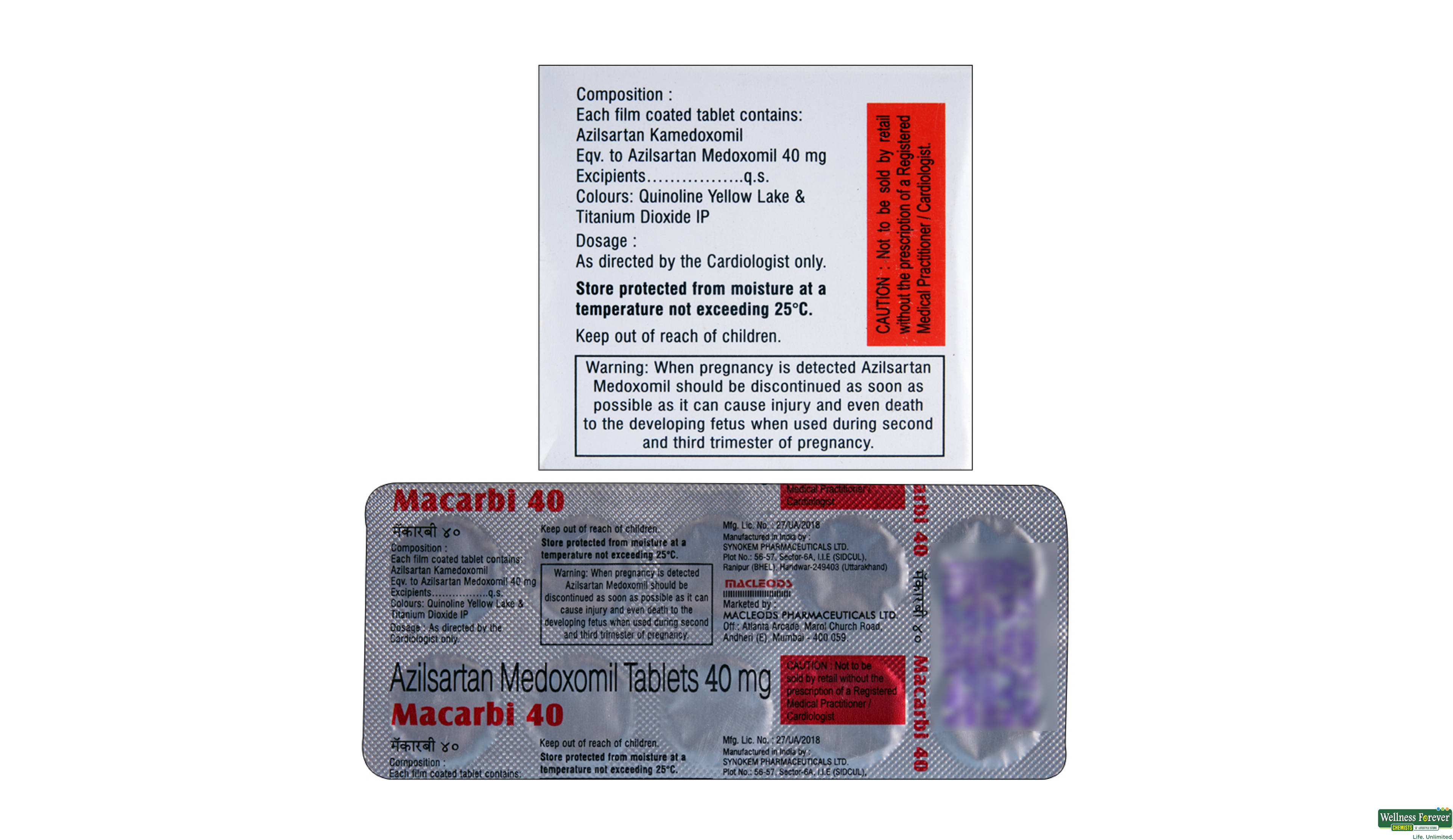 MACARBI 40MG 10TAB- 2, 10TAB, 