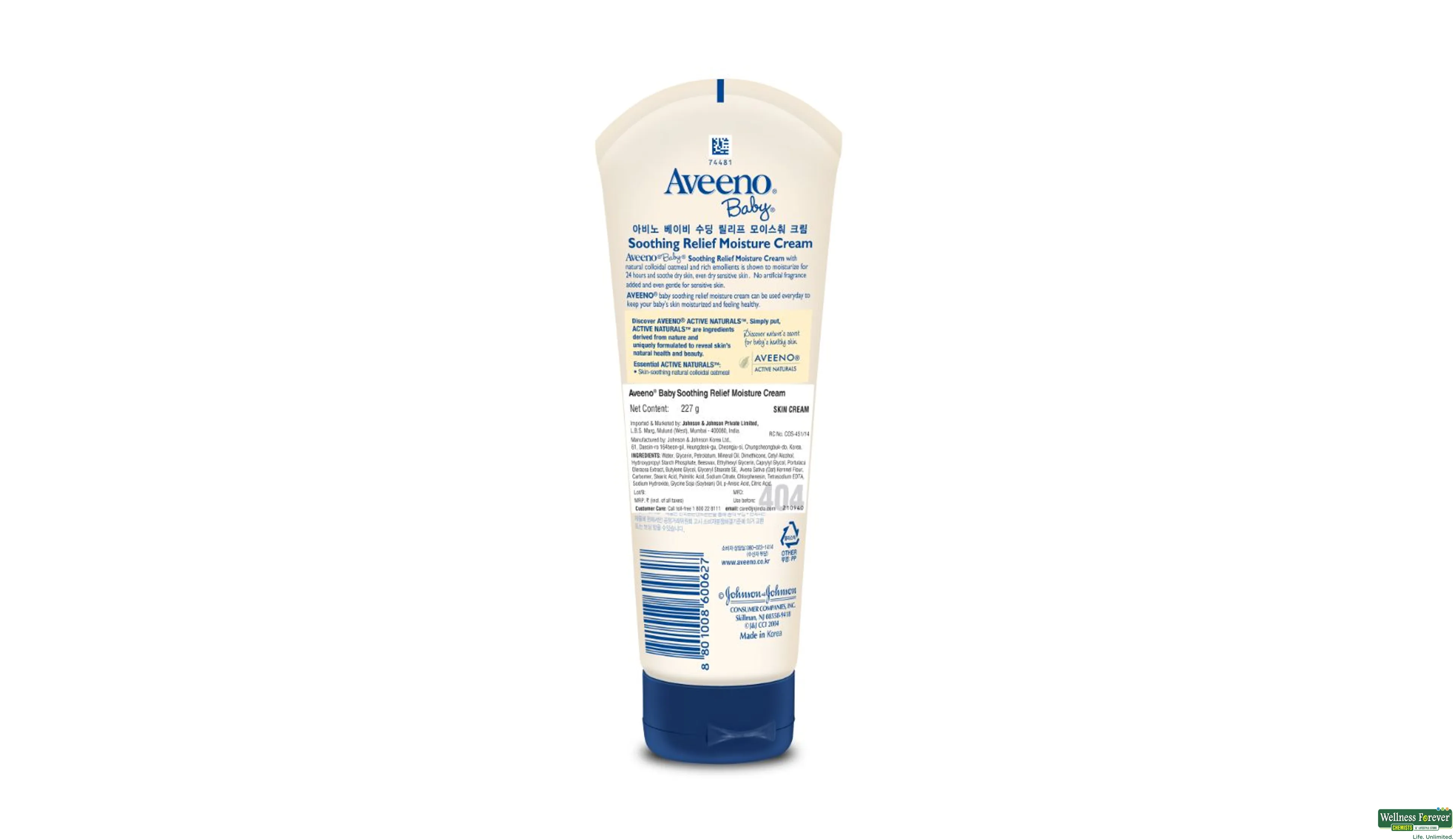 AVEENO BABY CRM SOOTH RELIEF MOIST 227GM- 3, 227GM, 