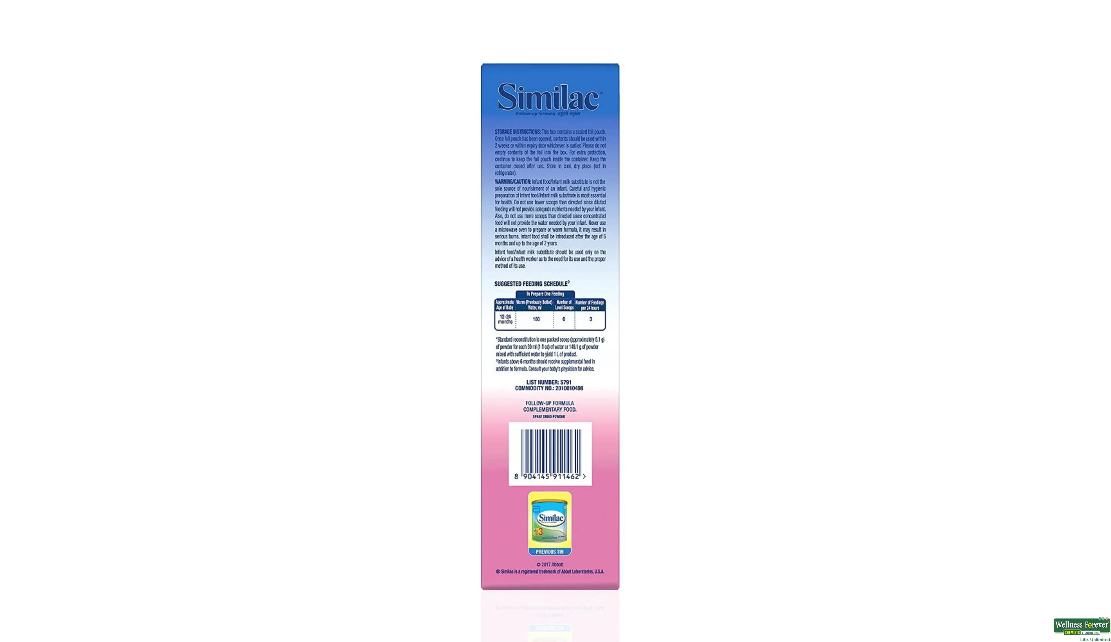 SIMILAC STAGE3 POW REF 400GM- 10, 400GM, null