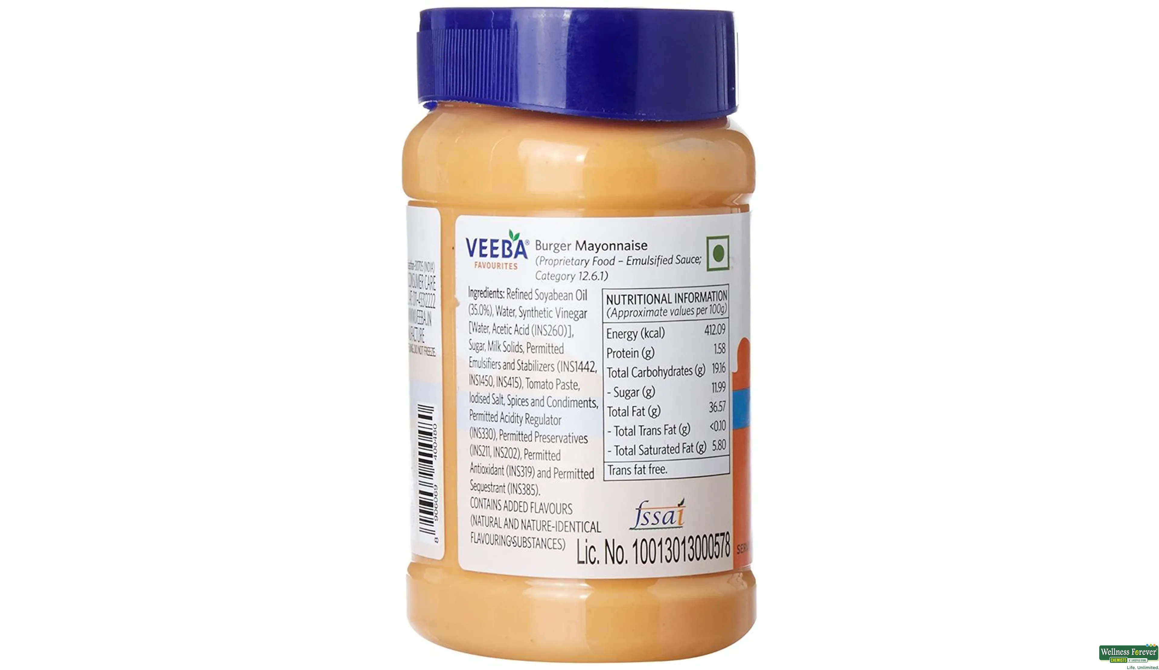 VEEBA MAYONNAISE BURGER 250GM- 2, 250GM, 