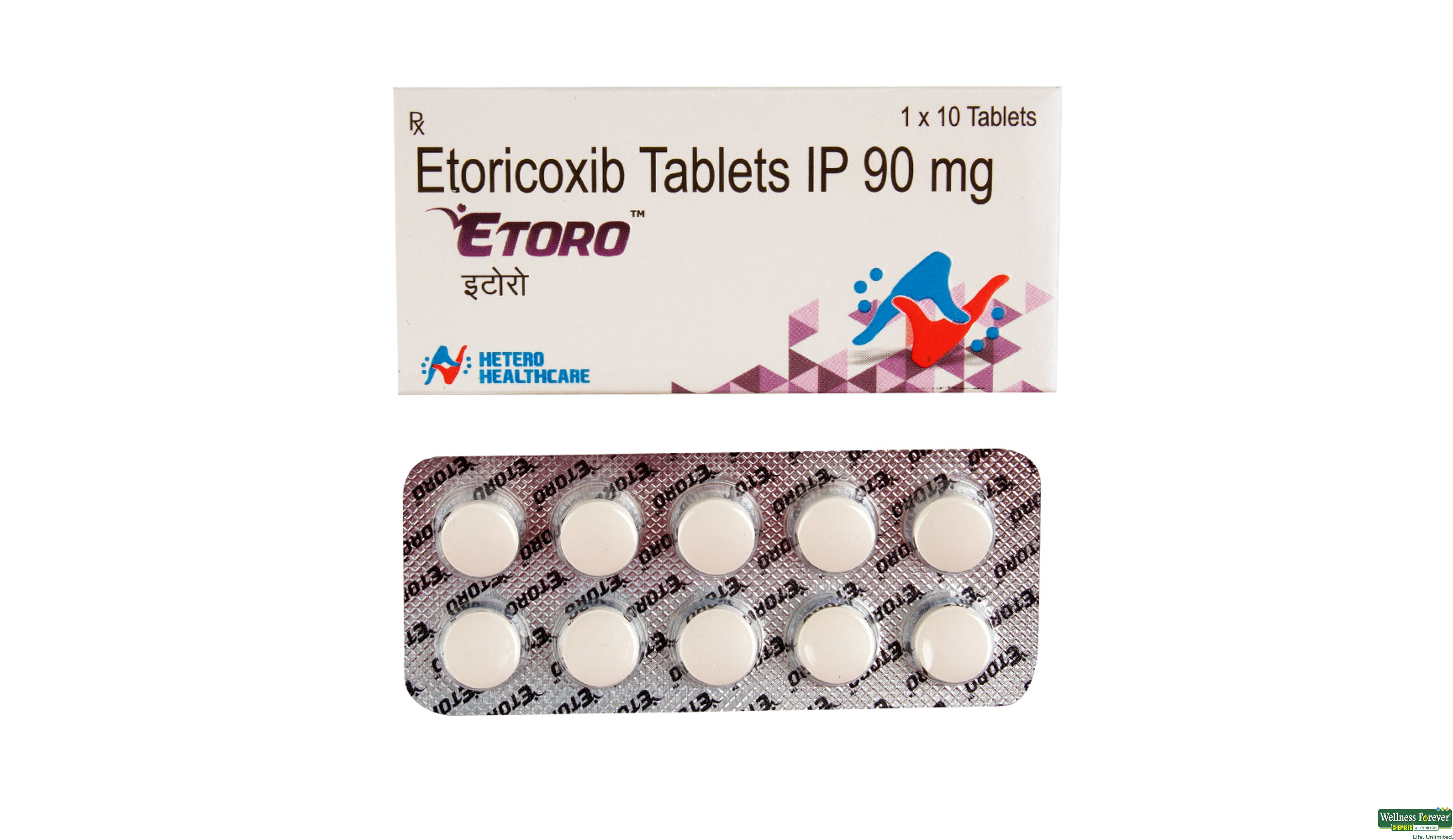 ETORO 90MG 10TAB- 1, 10TAB, 